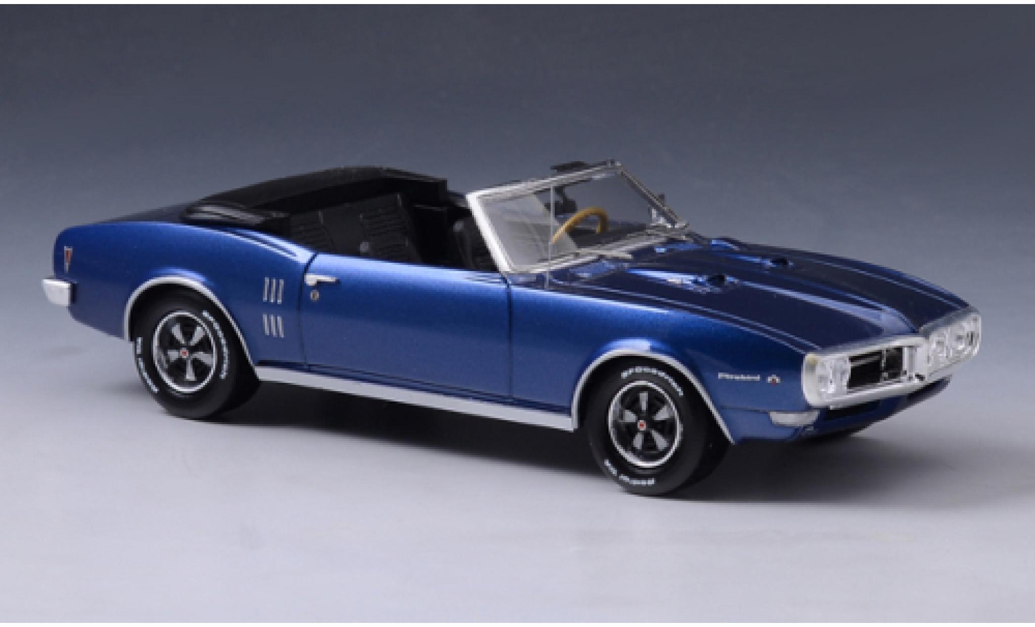 Pontiac Firebird 1/43 GLM 400 Convertible blue 1968 diecast model cars
