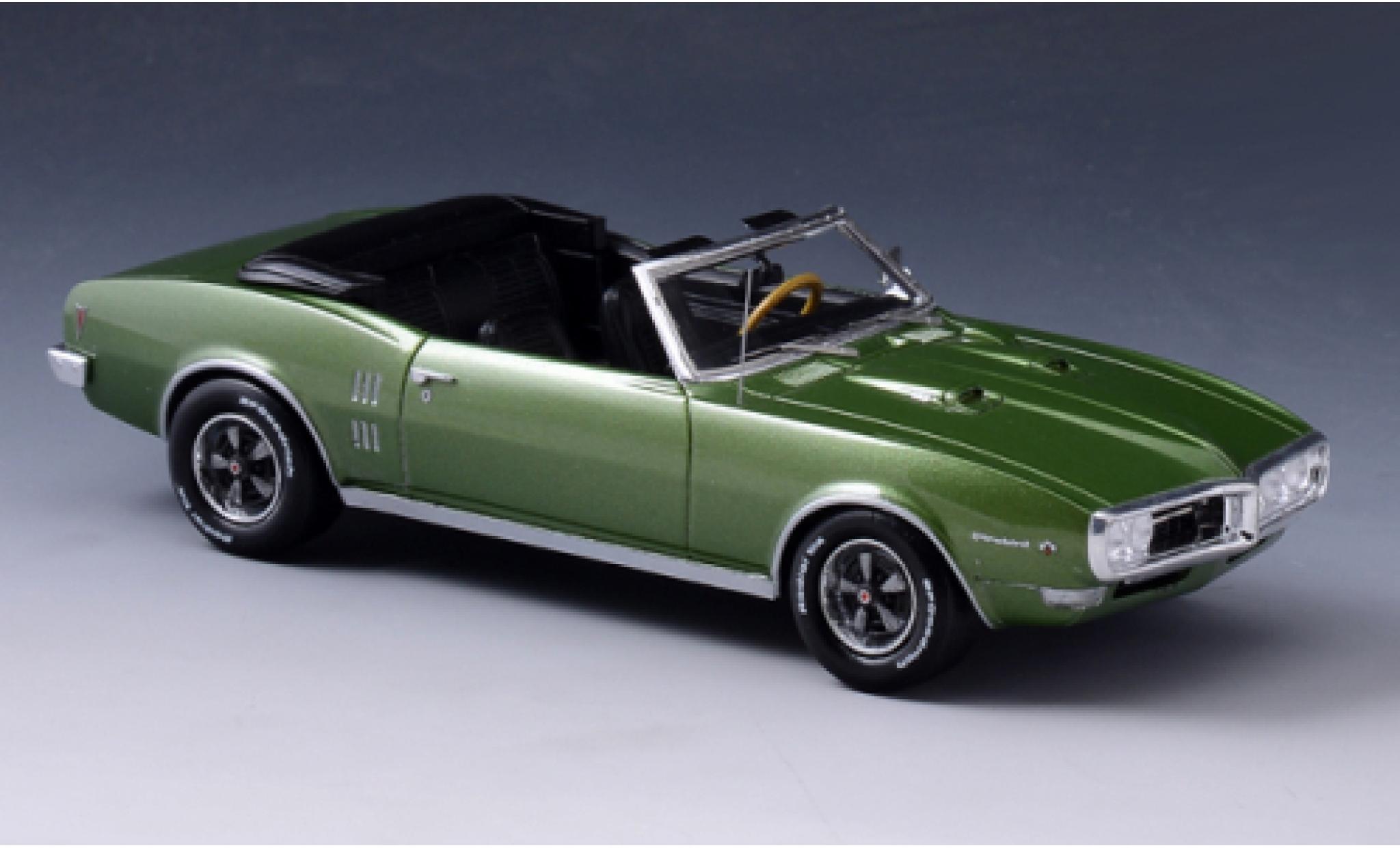 Pontiac Firebird 1/43 GLM 400 Convertible green 1968 diecast model cars