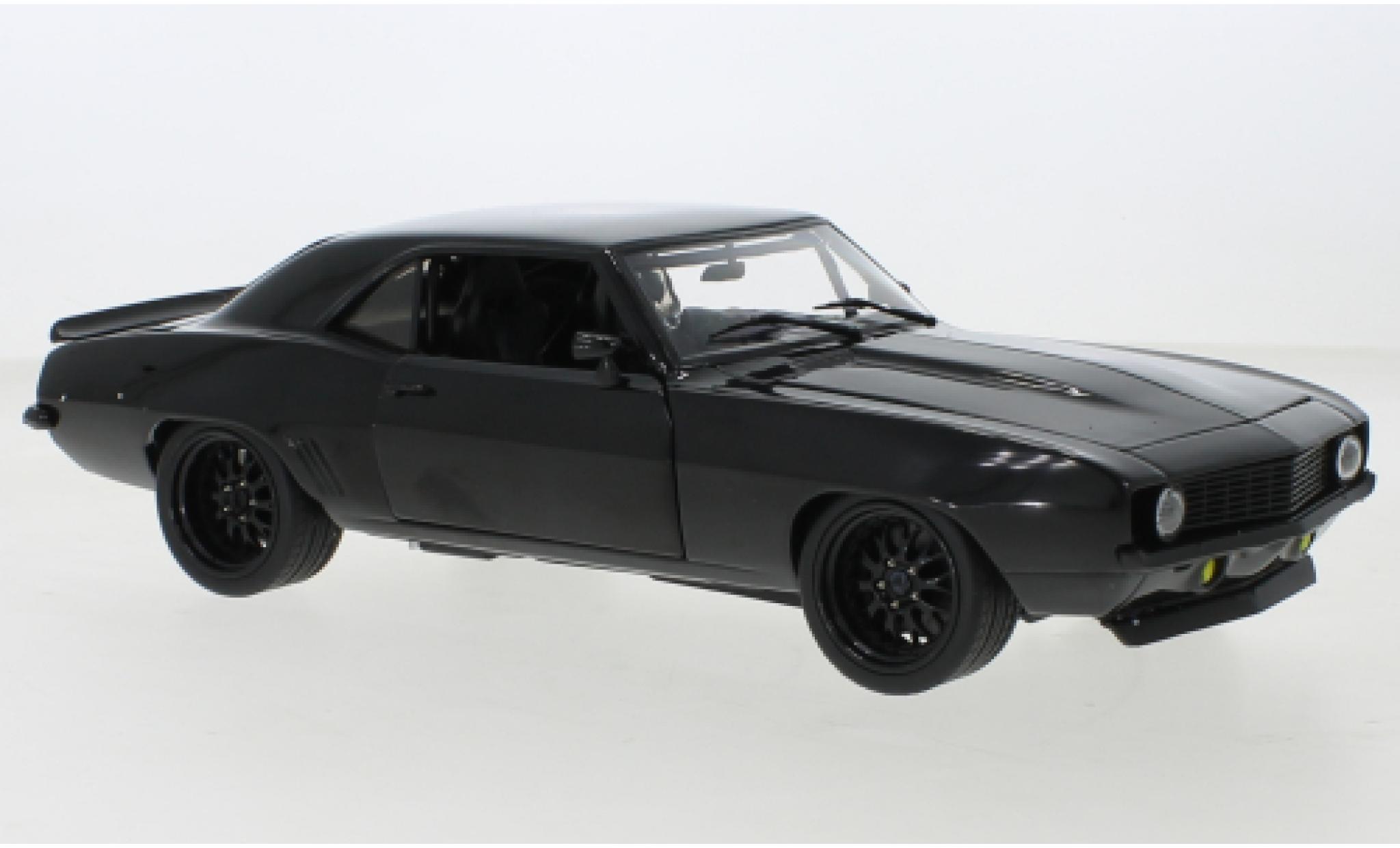 Chevrolet Camaro 1/18 GMP Convict black 1969 diecast model cars