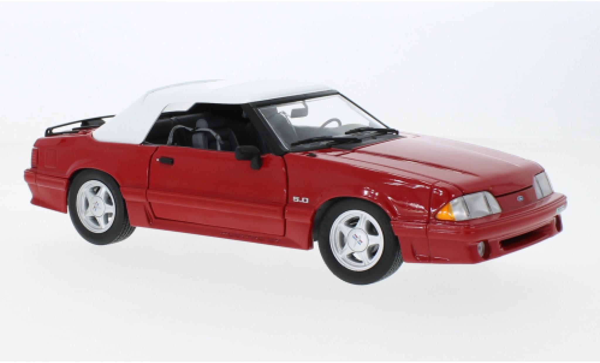 Ford Mustang 1/18 GMP GT Convertible red/white Beverly Hills Cop II 1991 diecast model cars