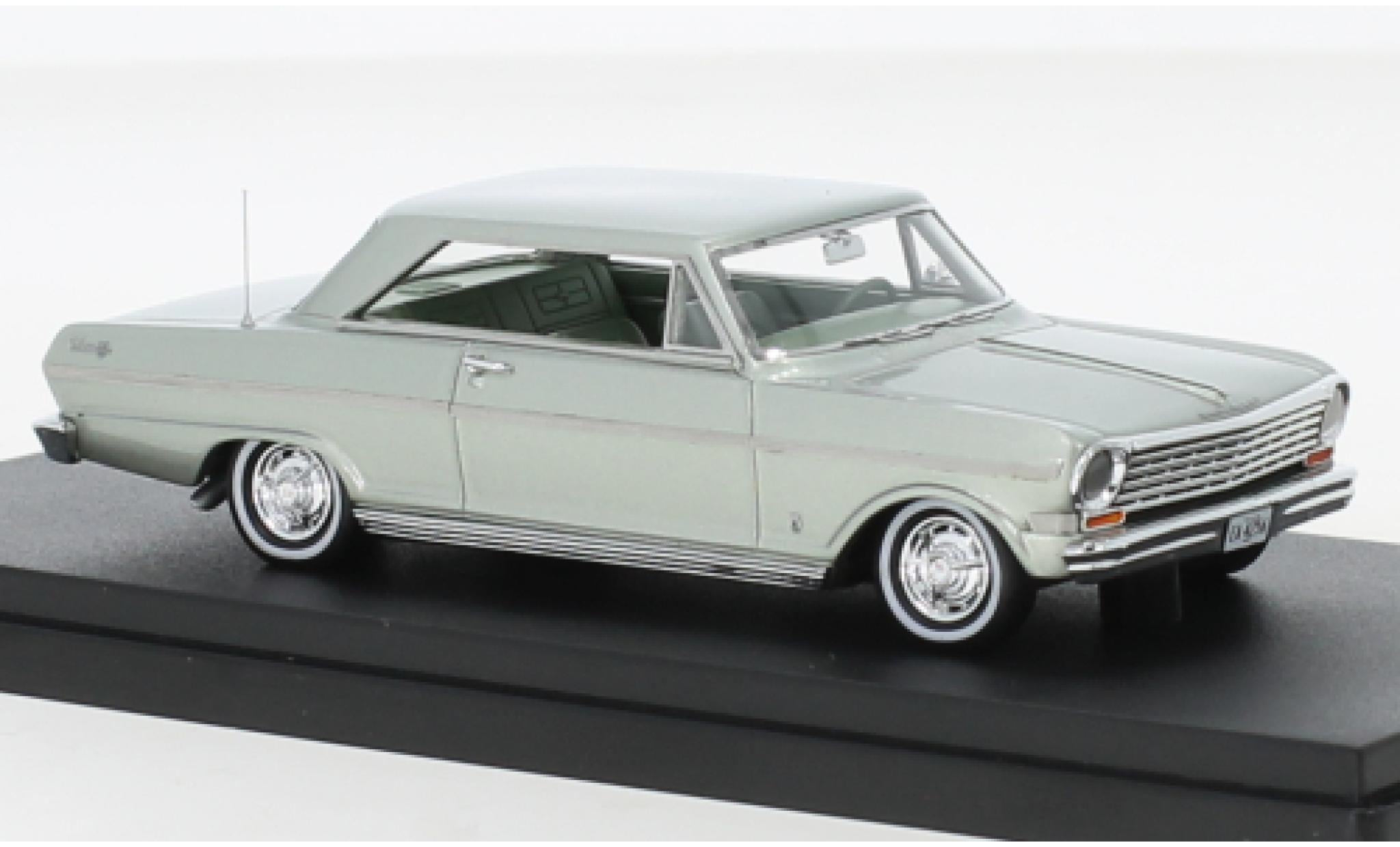 Chevrolet Nova 1/43 Goldvarg Collections metallise green 1963 diecast model cars