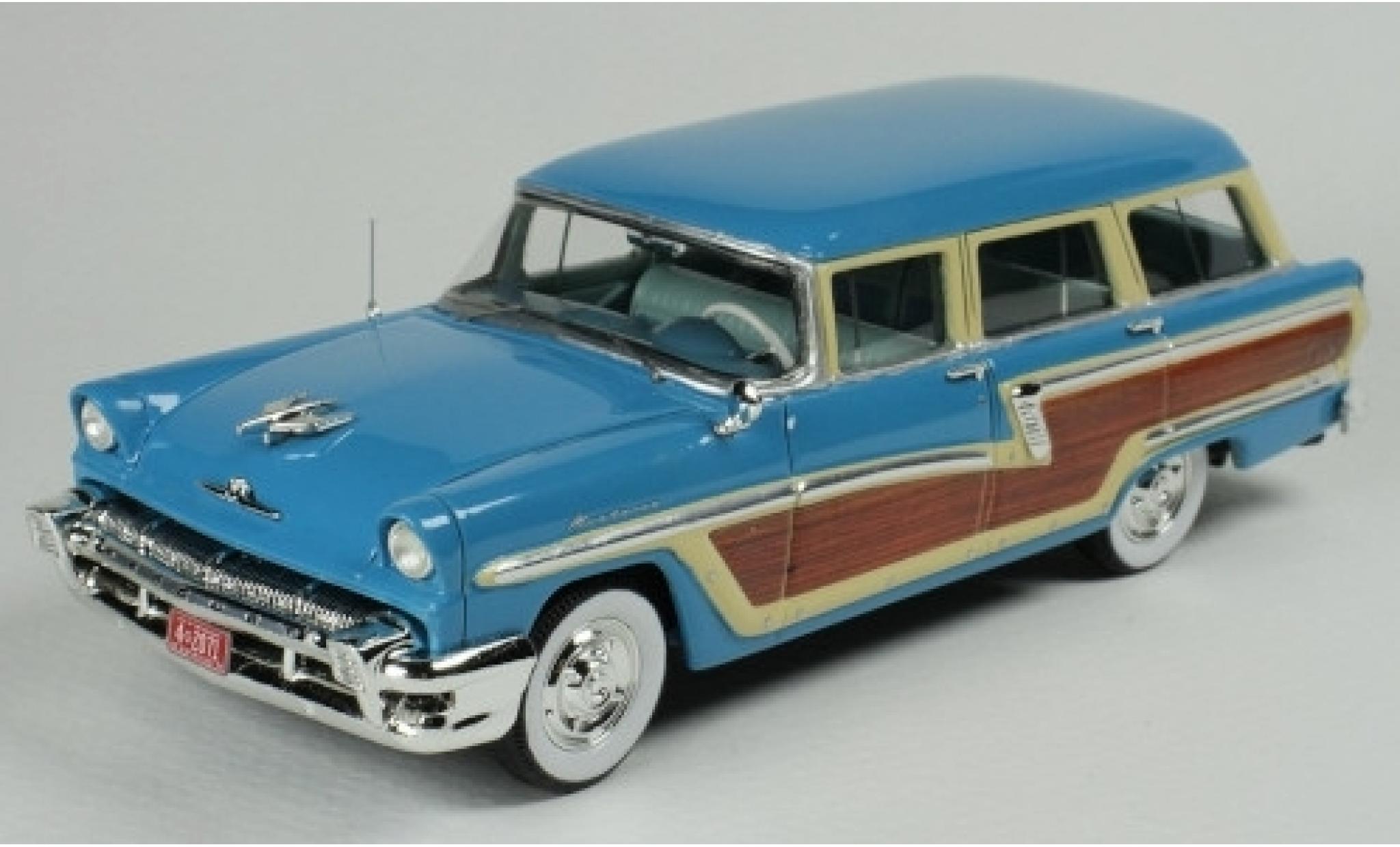 Mercury Monterey 1/43 Goldvarg Collections Station Wagon blue/Holzoptik 1956 diecast model cars