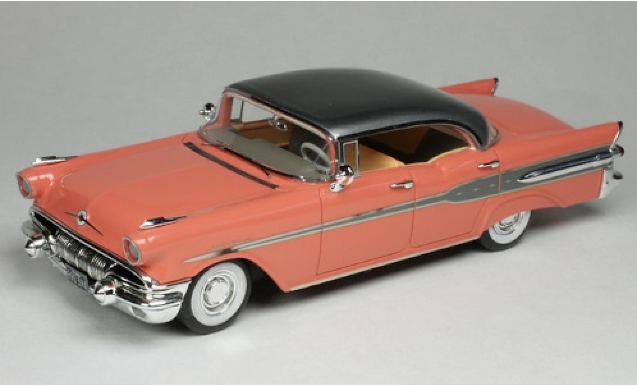 Pontiac Star Chief 1/43 Goldvarg Collections Hardtop pink/metallic grey 1957 diecast model cars