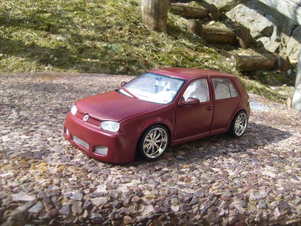 Volkswagen Golf 4 GTI 1/18 Revell 4 GTI bodykit dragon jantes 18 pouces diecast model cars