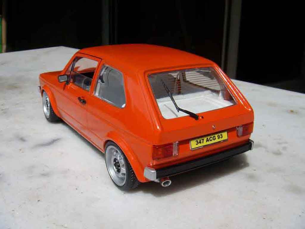 Volkswagen Golf GTI jantes ATS 15 pouces orange 1/18 Solido