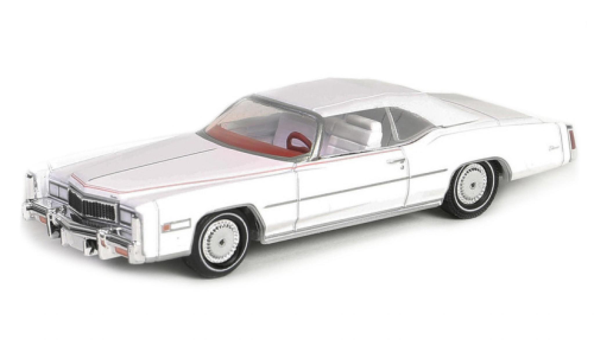 Cadillac Eldorado 1/64 Greenlight Convertible white 1976 1:64 diecast model cars