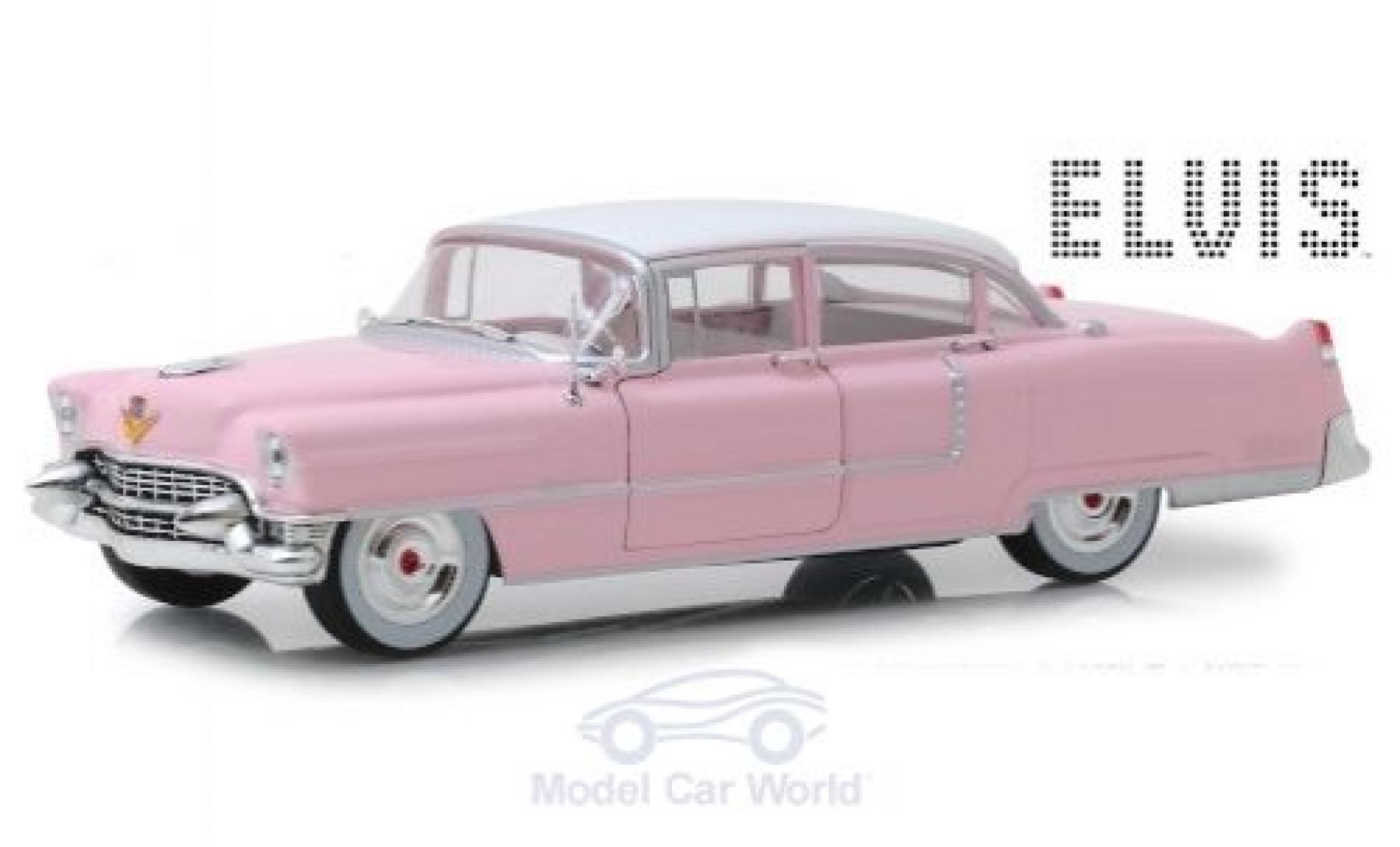 Cadillac Fleetwood 1/24 Greenlight Series 60 pink/white Elvis Presley 1955 diecast model cars