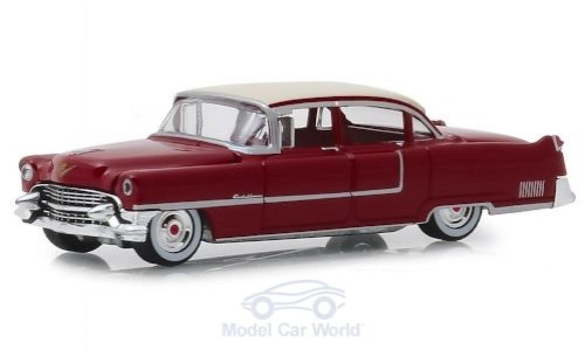 Cadillac Fleetwood 1/64 Greenlight Series 60 red/beige 1955 diecast model cars