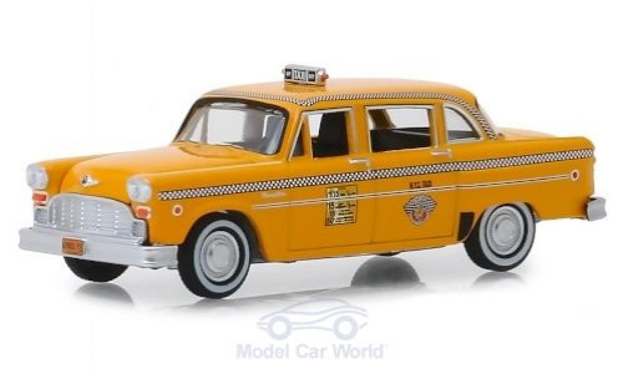 Checker Marathon 1/64 Greenlight A11 N.Y.C. Taxi 1981 diecast model cars