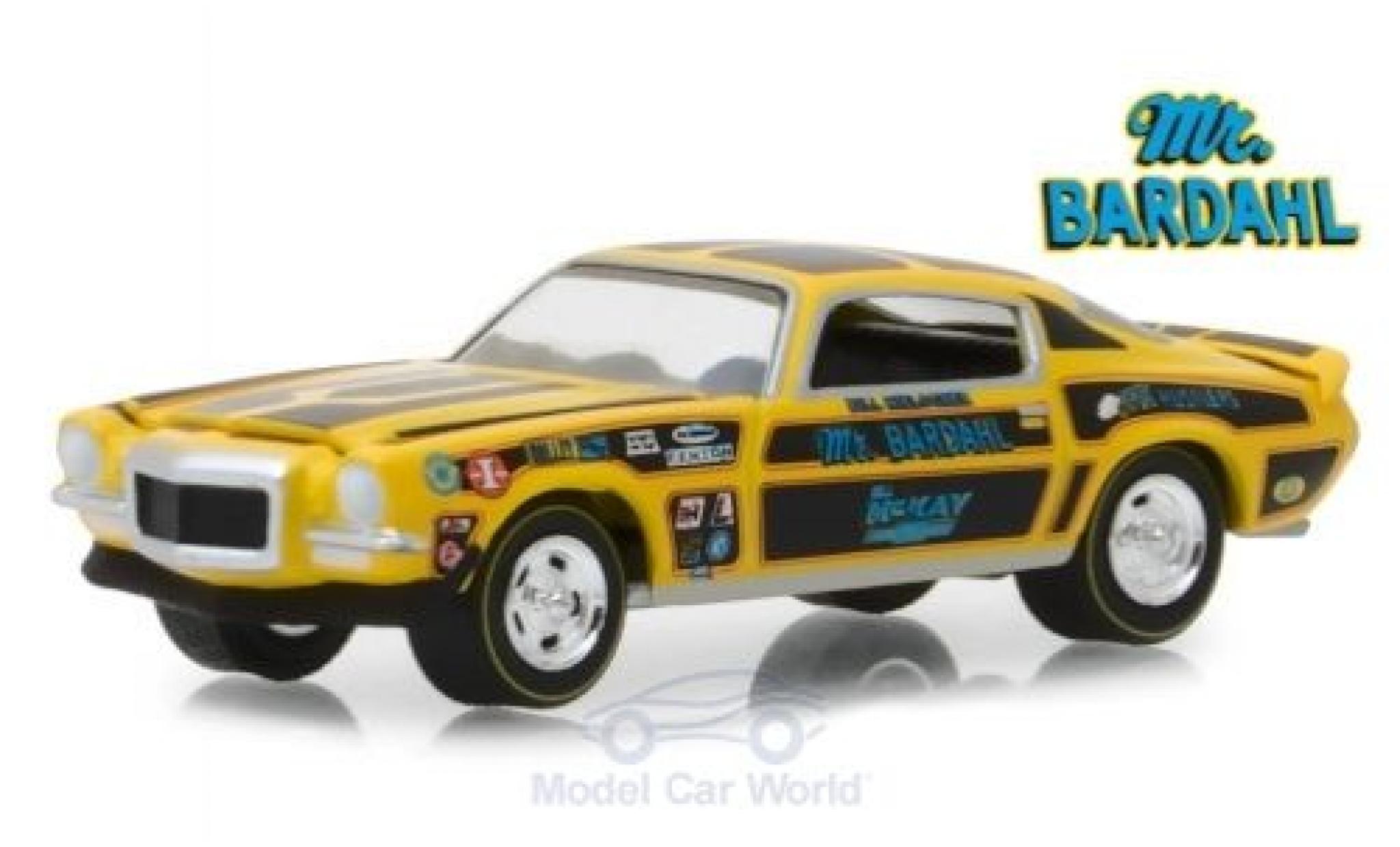 Chevrolet Camaro 1/64 Greenlight 1970 Mr.Bardahl diecast model cars
