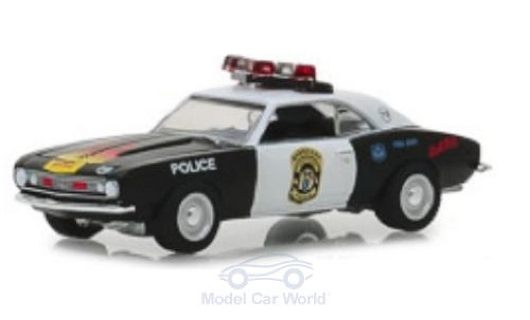 Chevrolet Camaro 1/64 Greenlight Custom Barnegat Township Police Department 1967 diecast model cars
