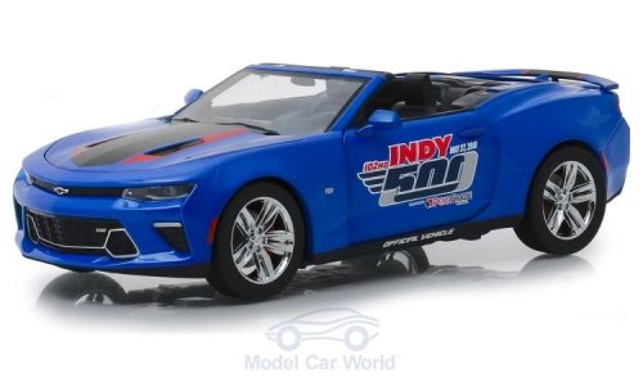 Chevrolet Camaro 1/24 Greenlight SS Convertible Indy 500 2018 diecast model cars