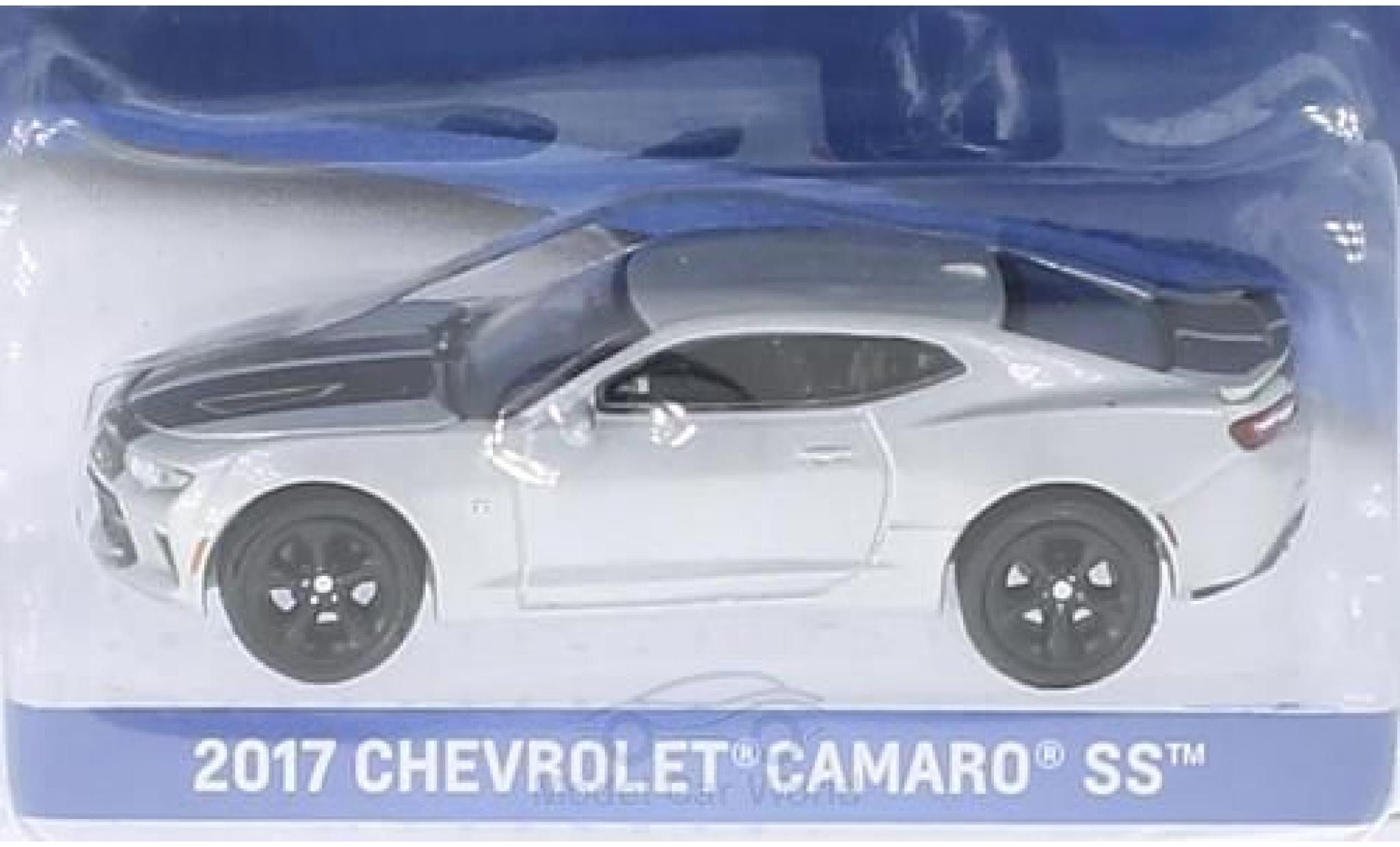 Chevrolet Camaro 1/64 Greenlight SS grey/black 2017 ohne Vitrine diecast model cars