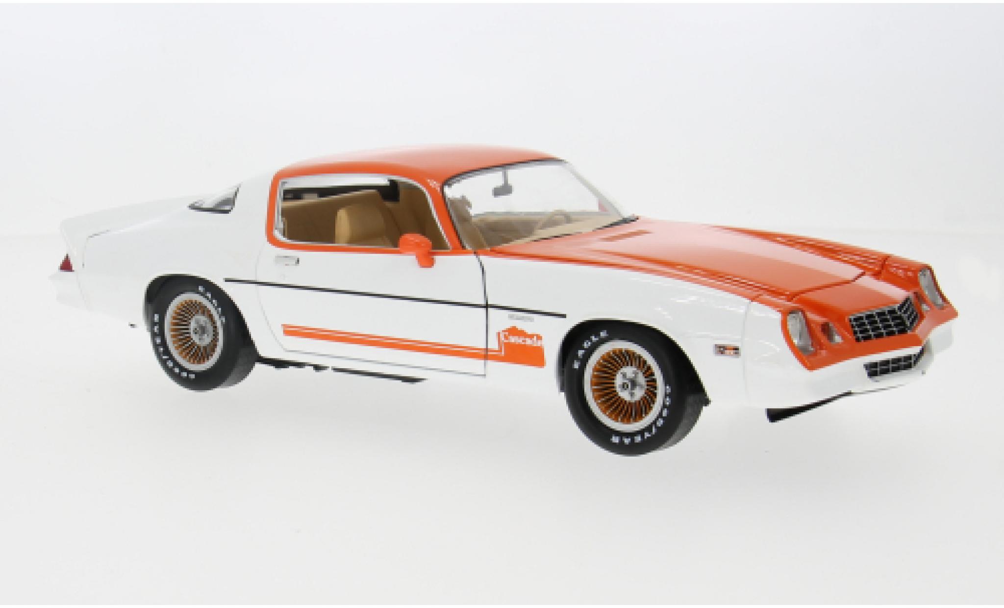 Chevrolet Camaro 1/18 Greenlight white/orange 1979 1:18 diecast model cars