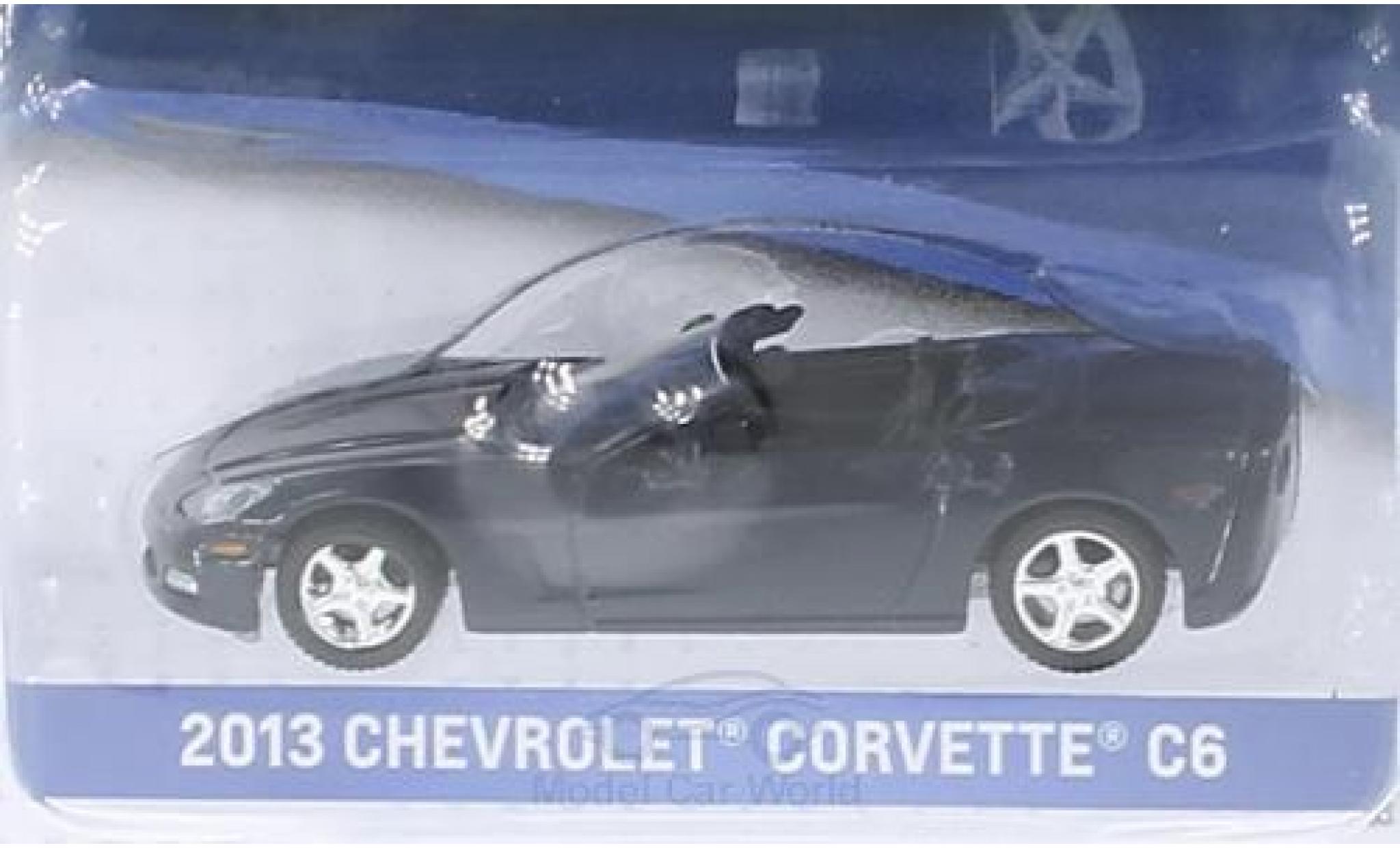 Chevrolet Corvette 1/64 Greenlight C6 metallic blue 2013 ohne Vitrine diecast model cars