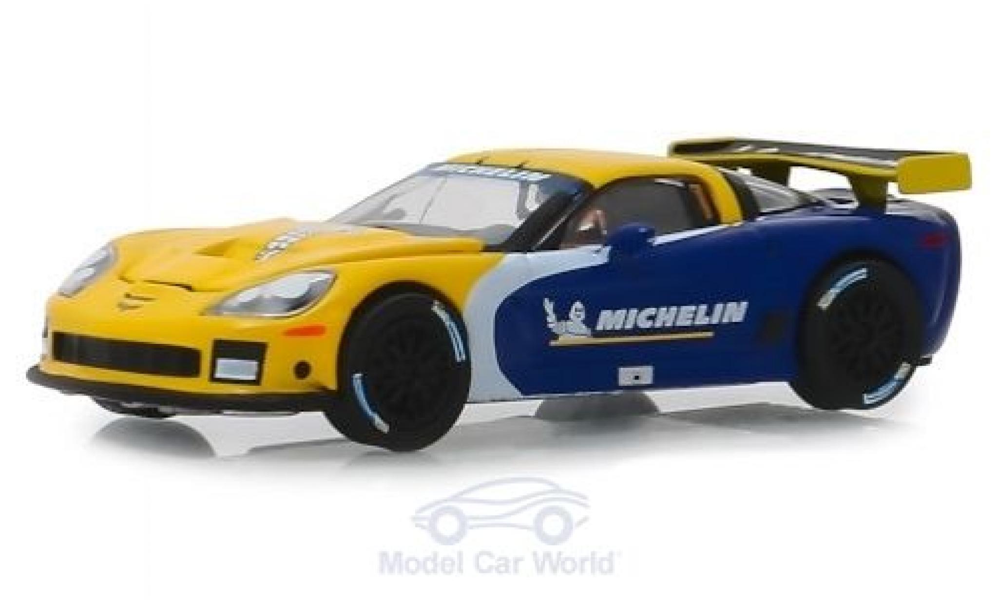Chevrolet Corvette 1/64 Greenlight C6R Michelin 2009 diecast model cars