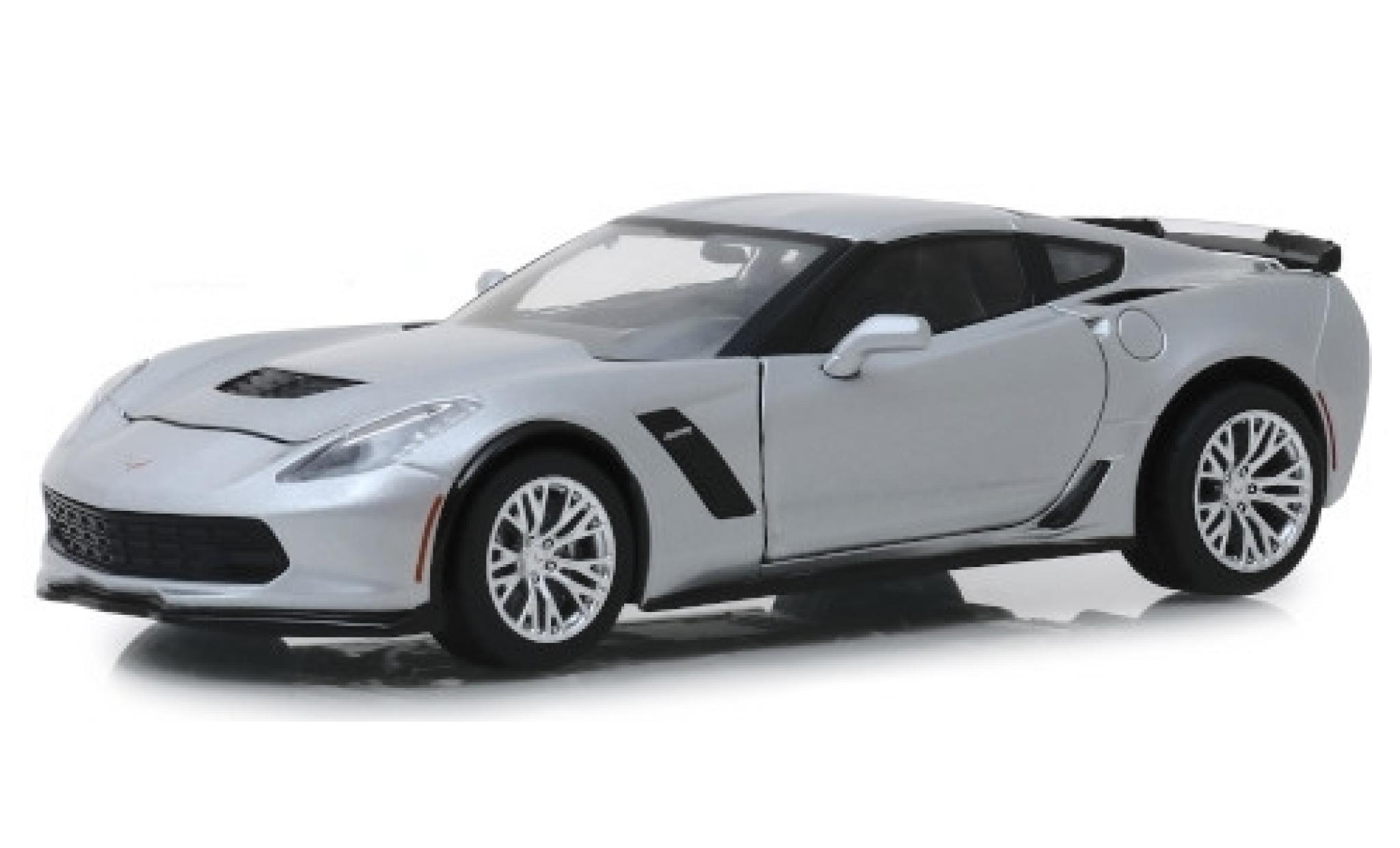 Chevrolet Corvette 1/24 Greenlight (C7) Z06 grey 2019 diecast model cars
