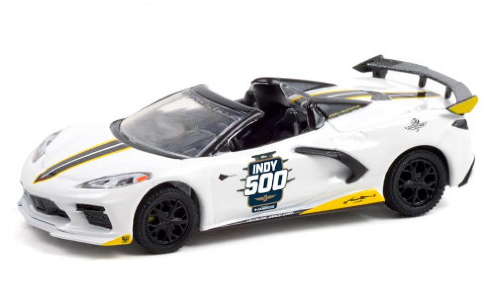 Chevrolet Corvette 1/64 Greenlight C8 Convertible Offical Pace Car Indianapolis 500 2021 diecast model cars