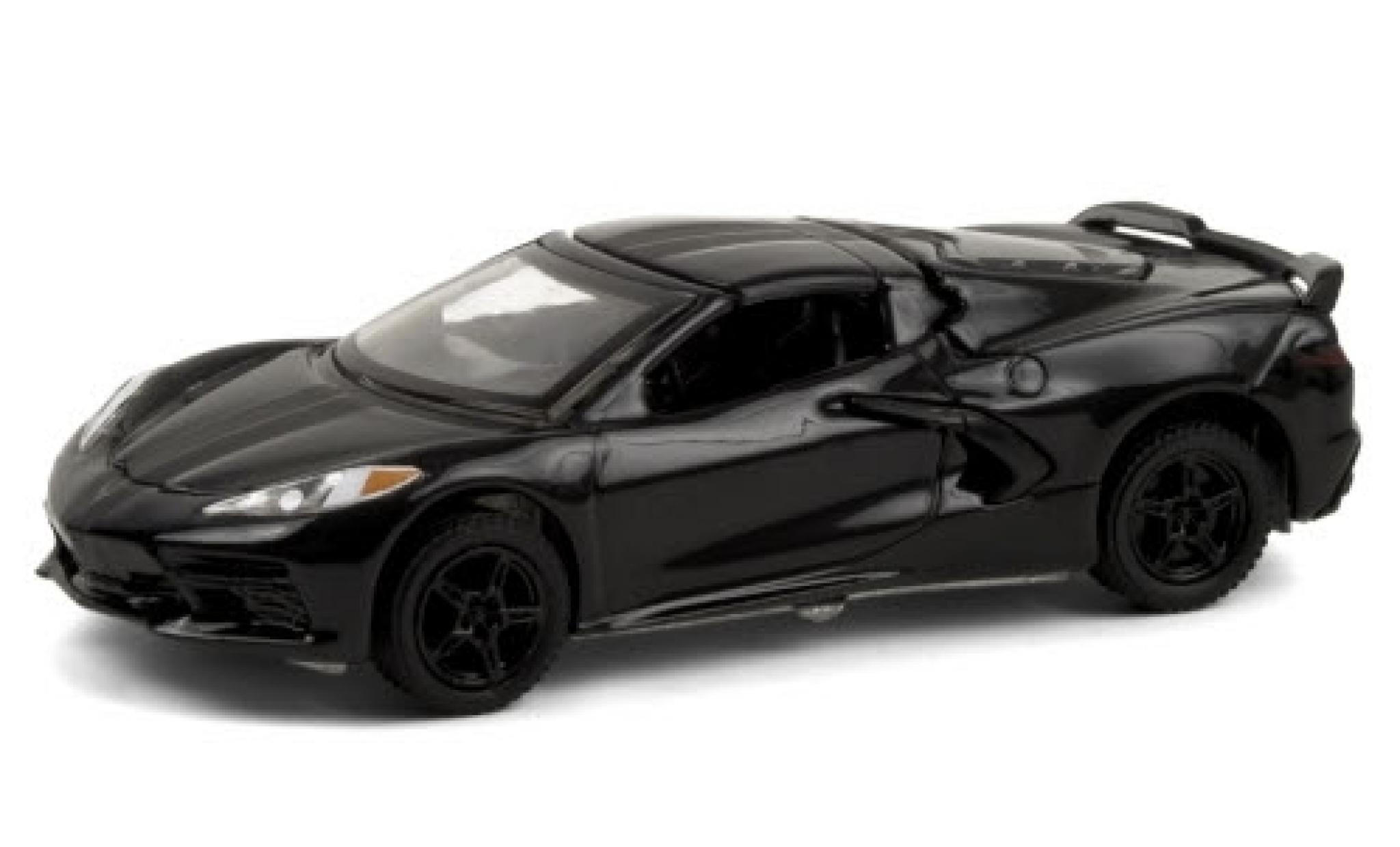 Chevrolet Corvette 1/64 Greenlight (C8) Stingray black 2020 diecast model cars