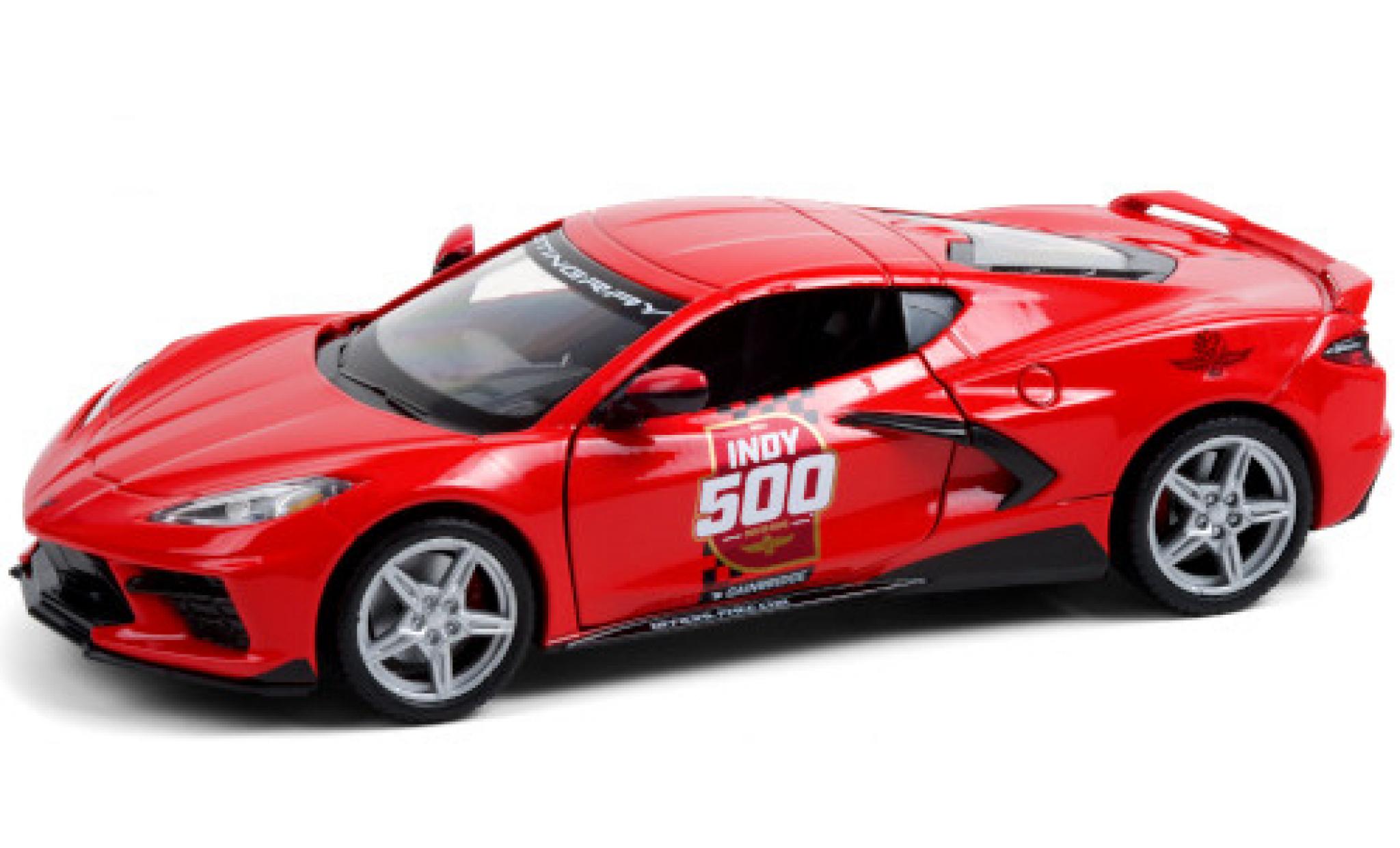 Chevrolet Corvette 1/24 Greenlight Stingray (C8) Indy 500 - Official Pace Car 2020 104th Running Indianapolis 500 Mile Race diecast model cars