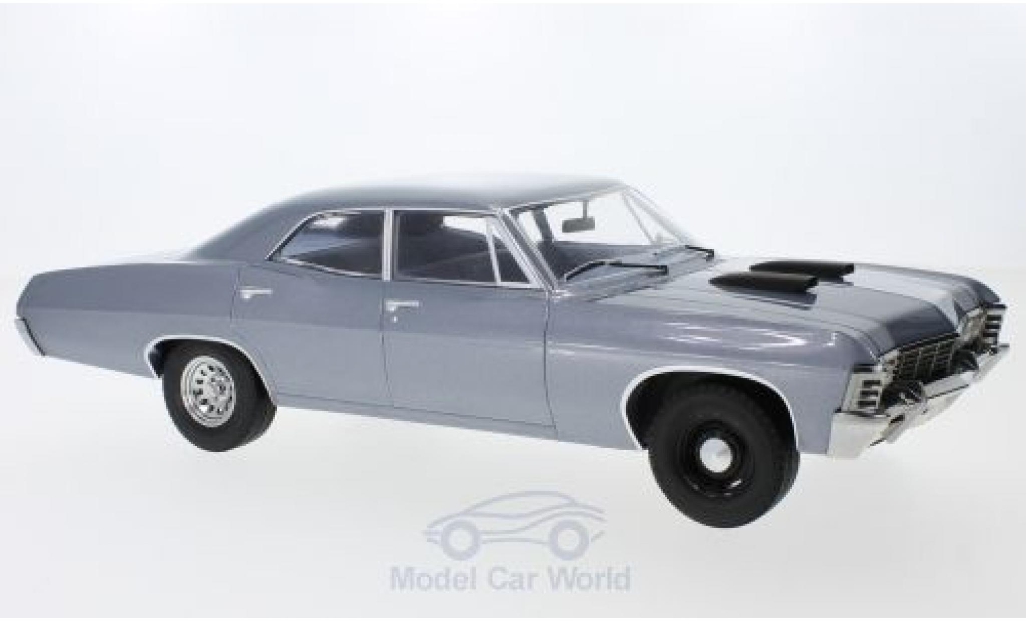 Chevrolet Impala 1967 1/18 Greenlight Sedan grey The A-Team 1967 diecast model cars