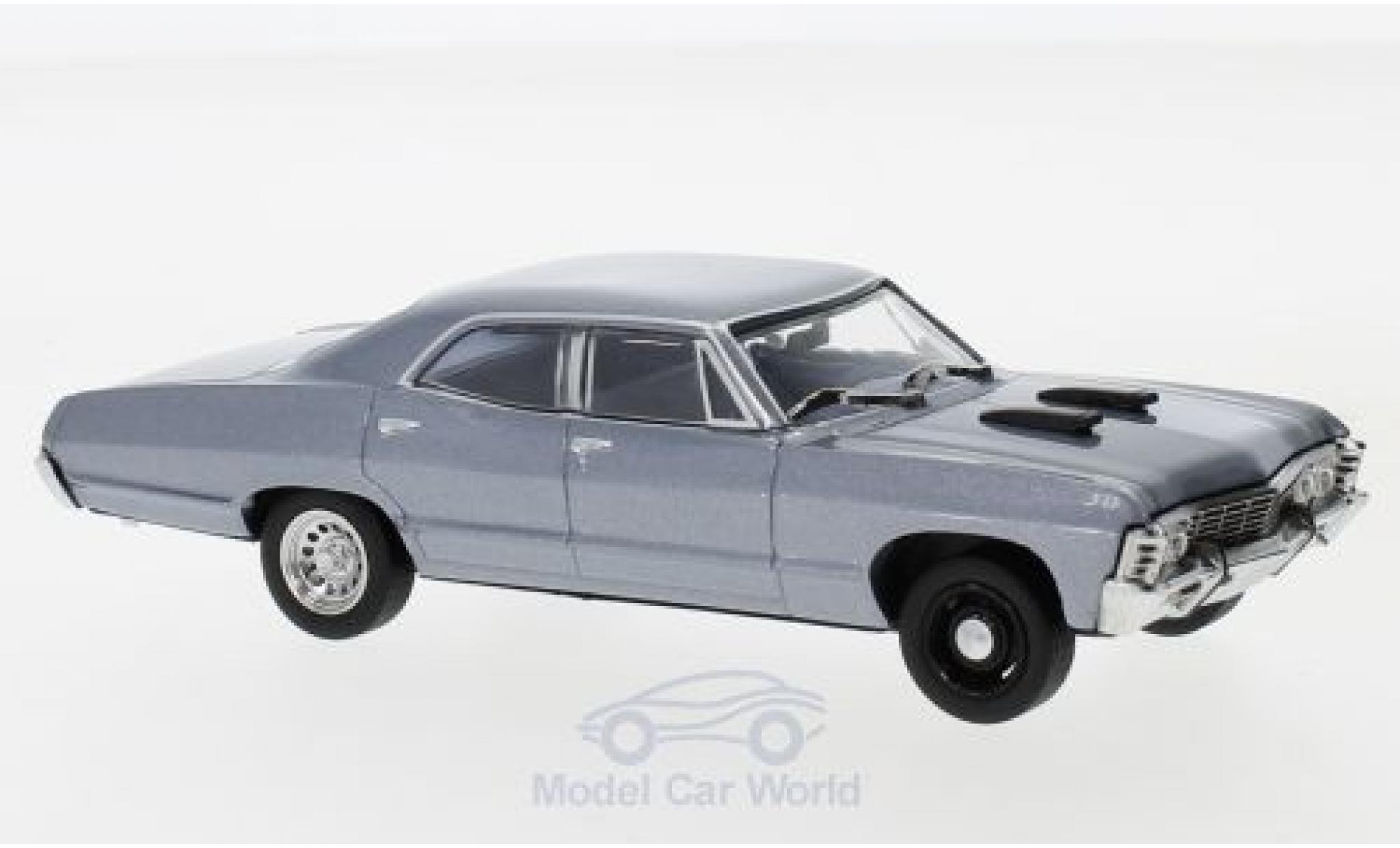 Chevrolet Impala 1967 1/43 Greenlight Sedan metallic grey The A-Team 1967 diecast model cars