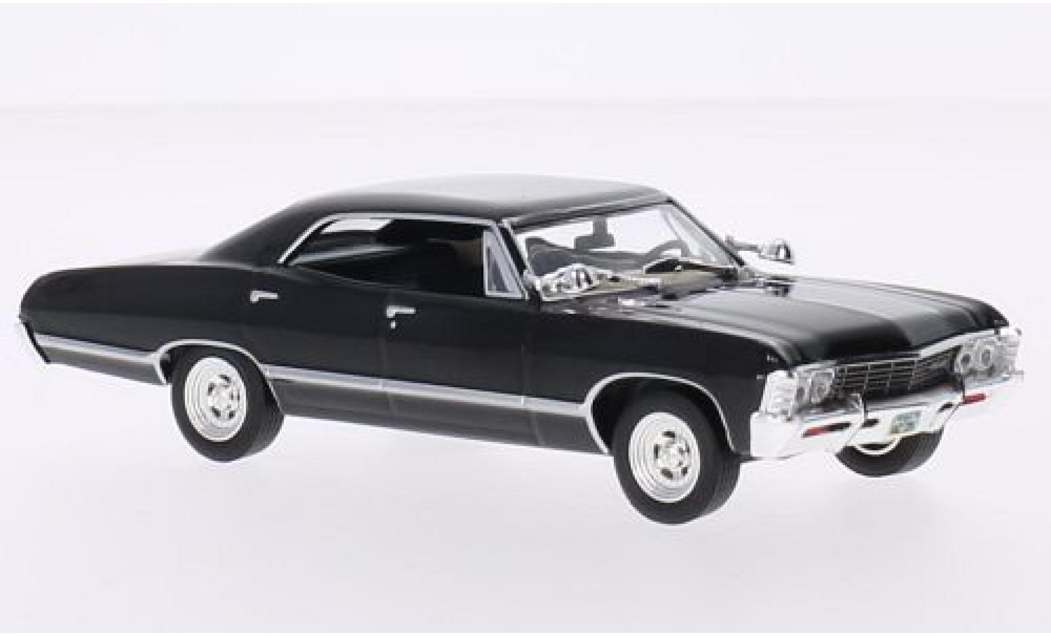 Chevrolet Impala 1/43 Greenlight Sport Sedan black Supernatural TV Series 1967 diecast model cars
