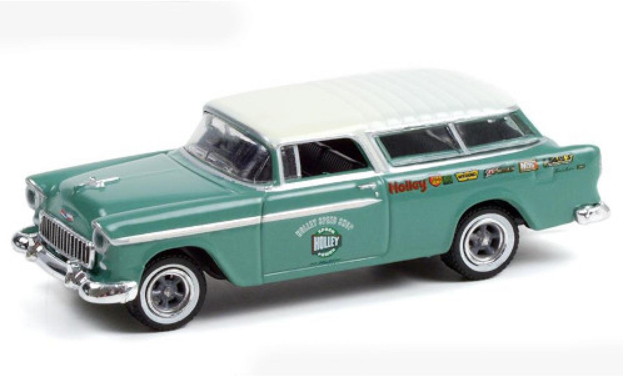Chevrolet Nomad 1/64 Greenlight t&uuml;rkis/Dekor 1955 diecast model cars
