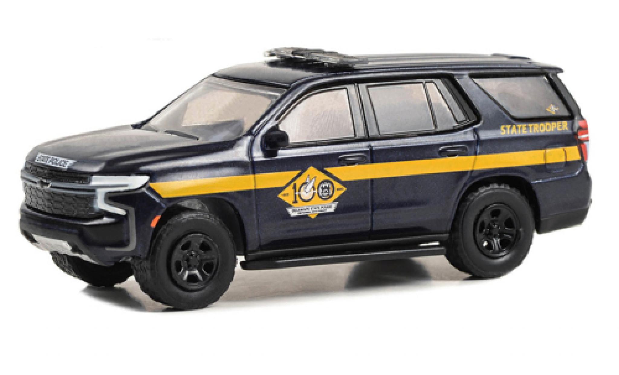 Chevrolet Tahoe 1/64 Greenlight Police Pursuit Vehicle Delaware State Police 2023 1:64 diecast model cars