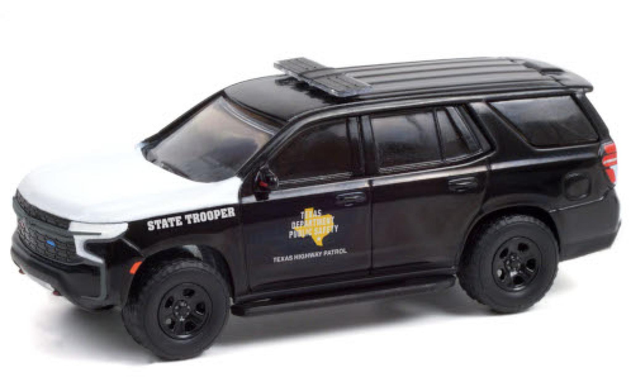 Chevrolet Tahoe 1/64 Greenlight Police Pursuit Vehicle Texas Highway Patrol 2021 State Trooper Police (USA) diecast model cars