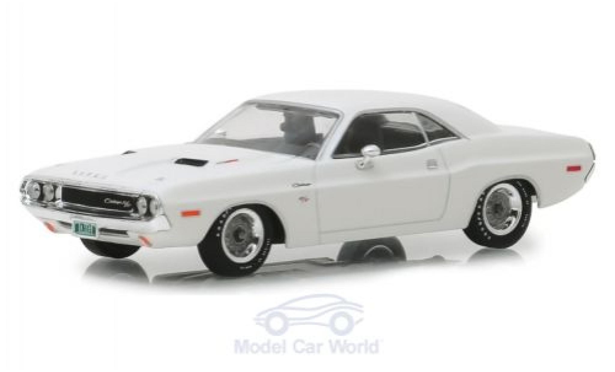 Dodge Challenger 1970 1/64 Greenlight R/T white Vanishing Point 1970 diecast model cars