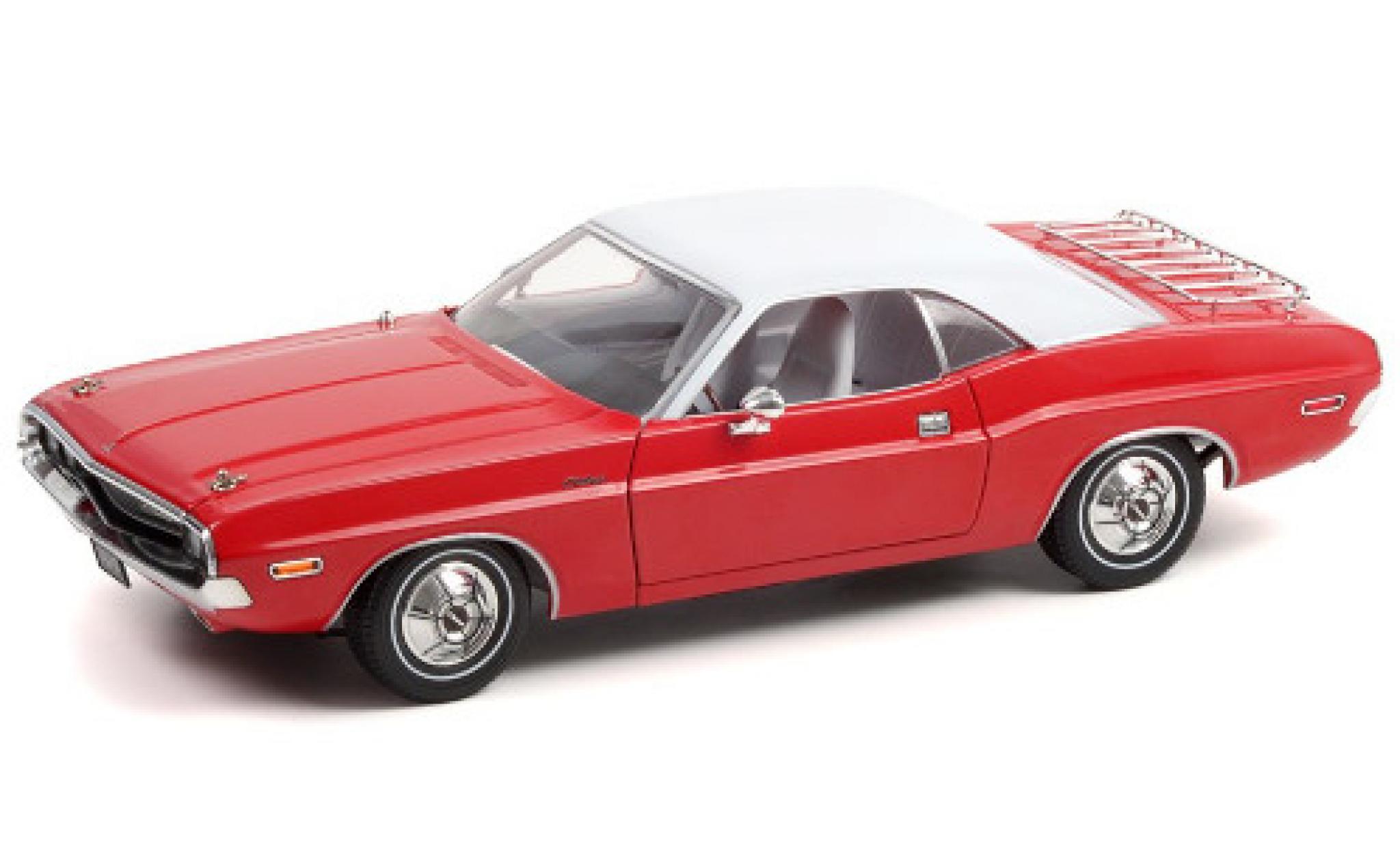Dodge Challenger 1/18 Greenlight red/white The Deputy 1970 diecast model cars