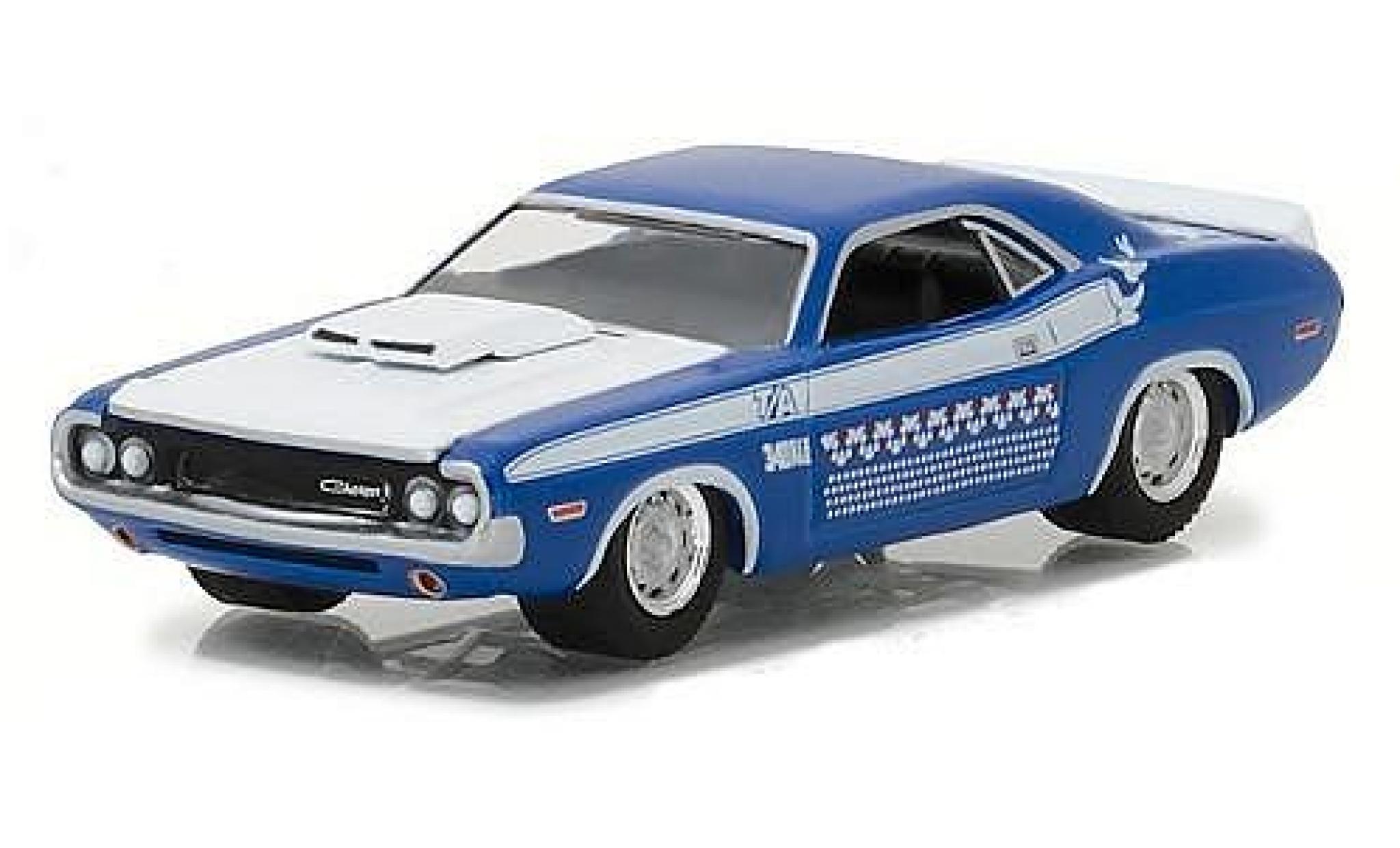 Dodge Challenger 1/64 Greenlight T/A blue 1970 diecast model cars