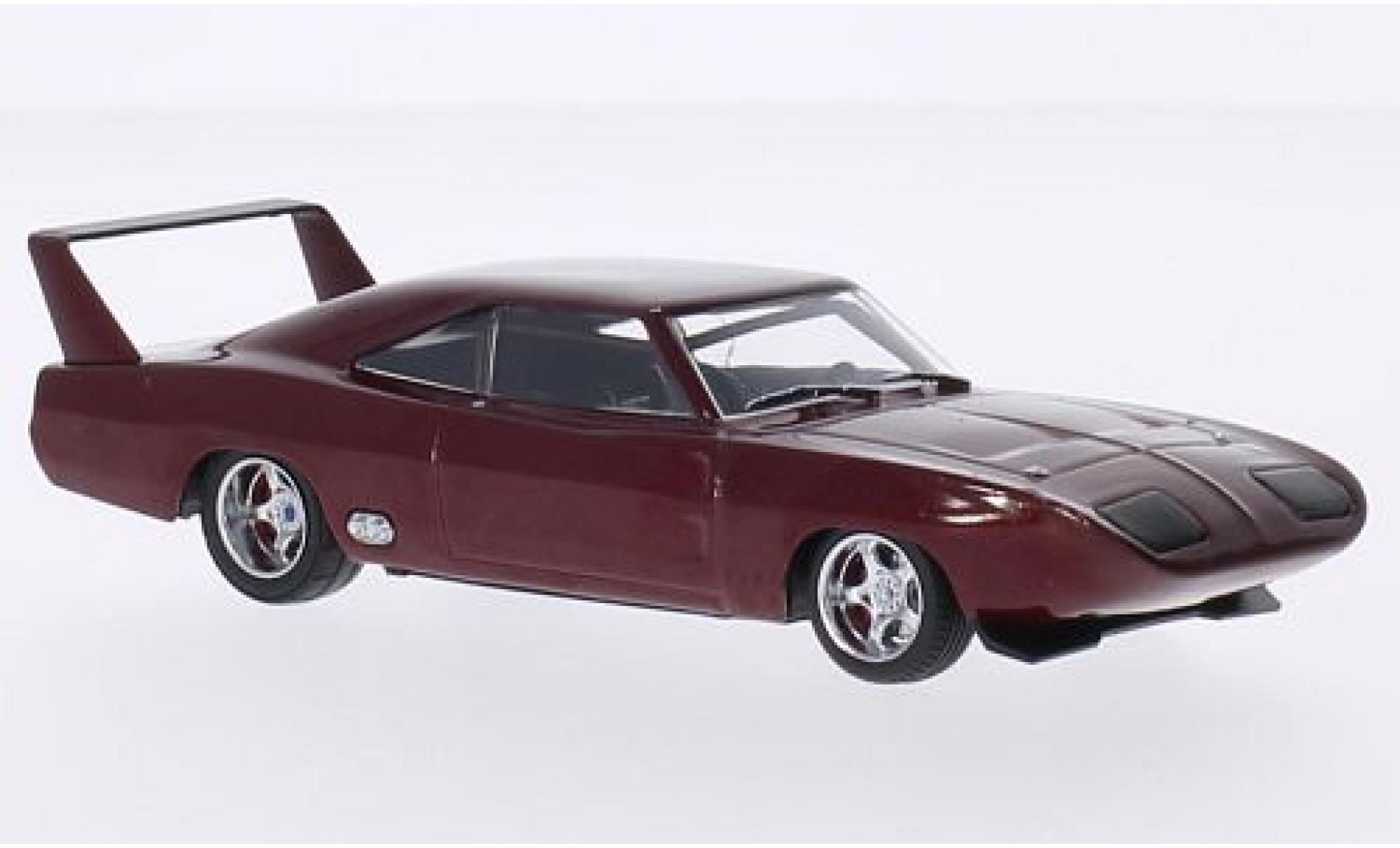 Dodge Charger 1/43 Greenlight Daytona metallic red 1969 rapide & Furious diecast model cars