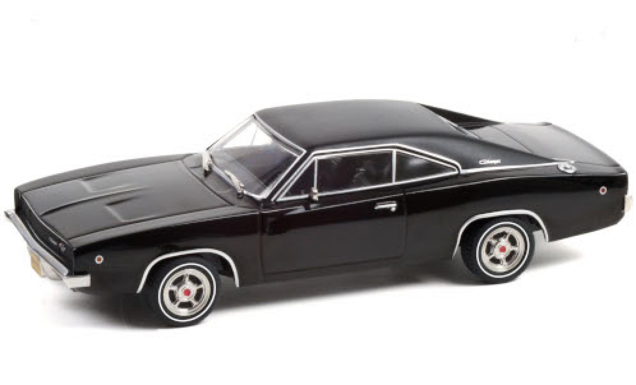 Dodge Charger 1/43 Greenlight R/T black/matt-black 1968 John Wick (2014) diecast model cars