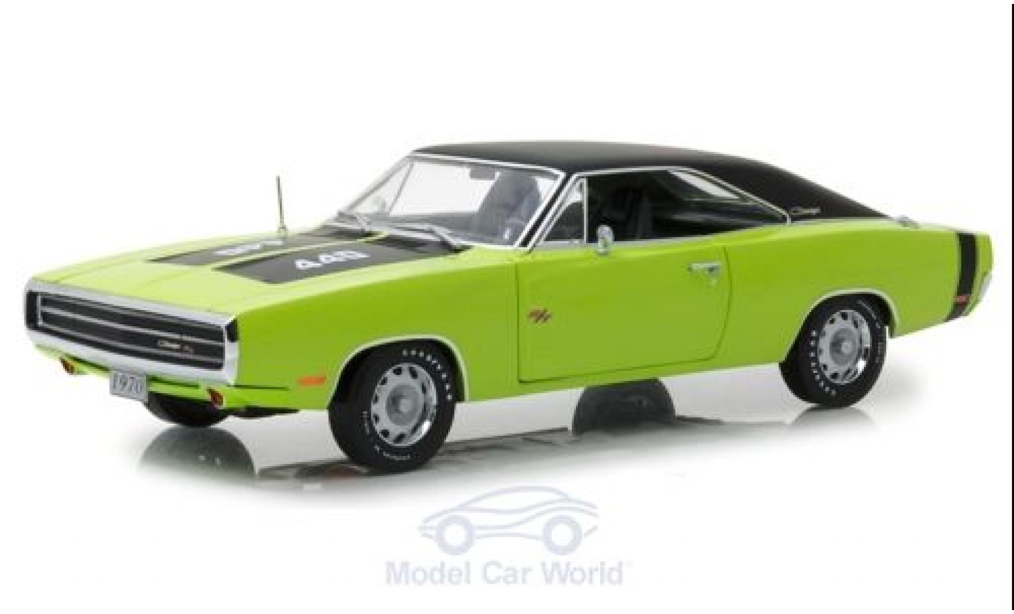 Dodge Charger 1970 1/18 Greenlight R/T SE green/black 1970 diecast model cars