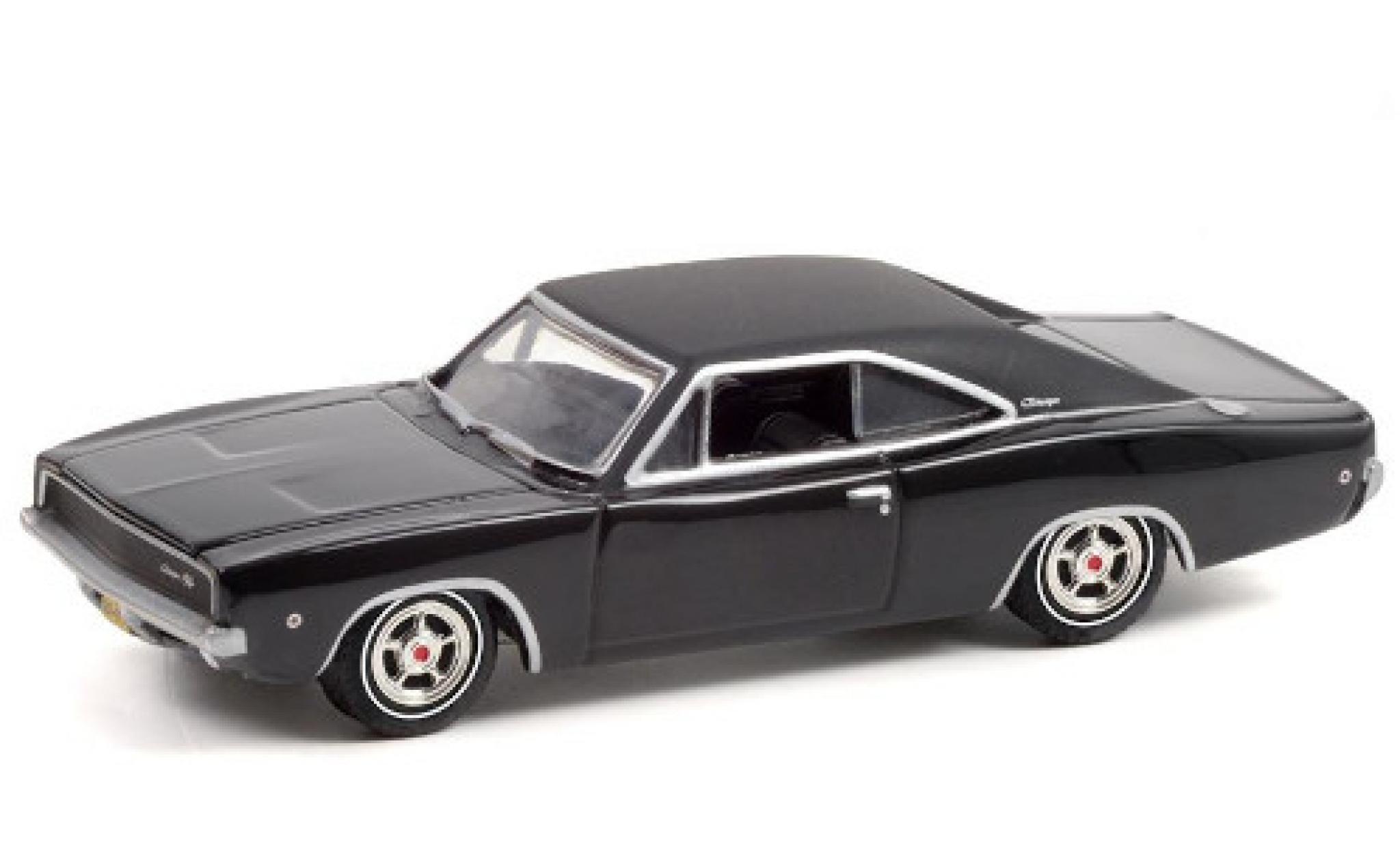 Dodge Charger 1/64 Greenlight RT black 1968 John Wick diecast model cars
