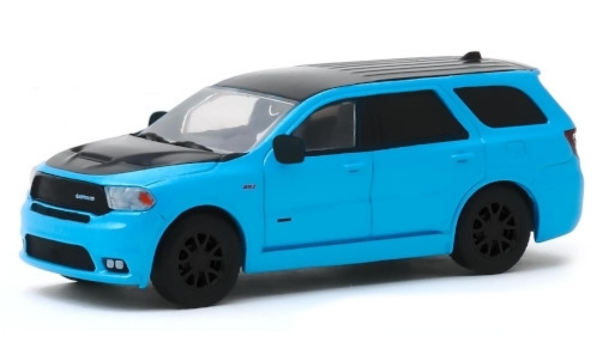 Dodge Durango 1/64 Greenlight SRT metallic blue/matt-black 2010 MOPAR diecast model cars