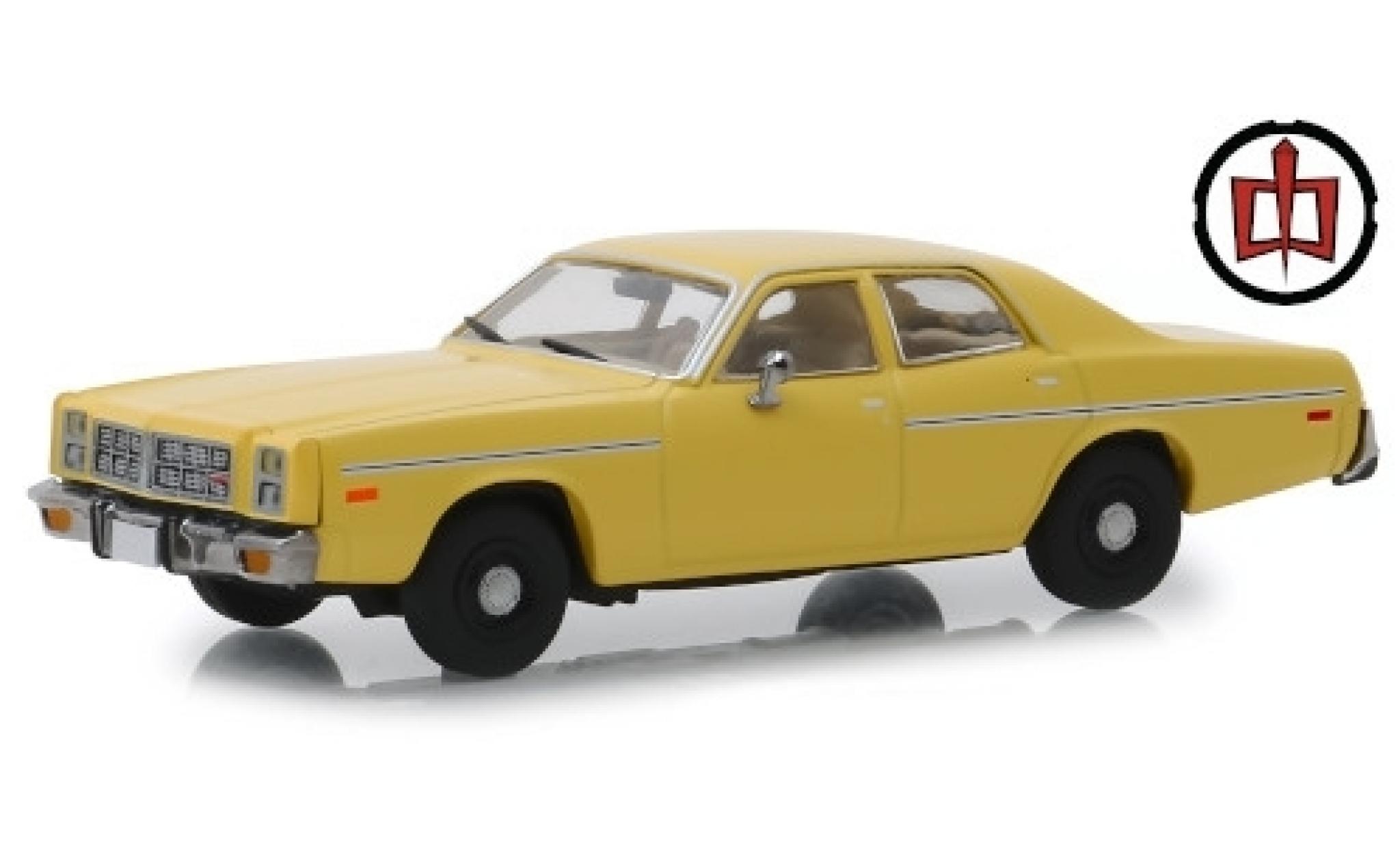 Dodge Monaco 1/43 Greenlight yellow The Greatest American Hero 1978 diecast model cars