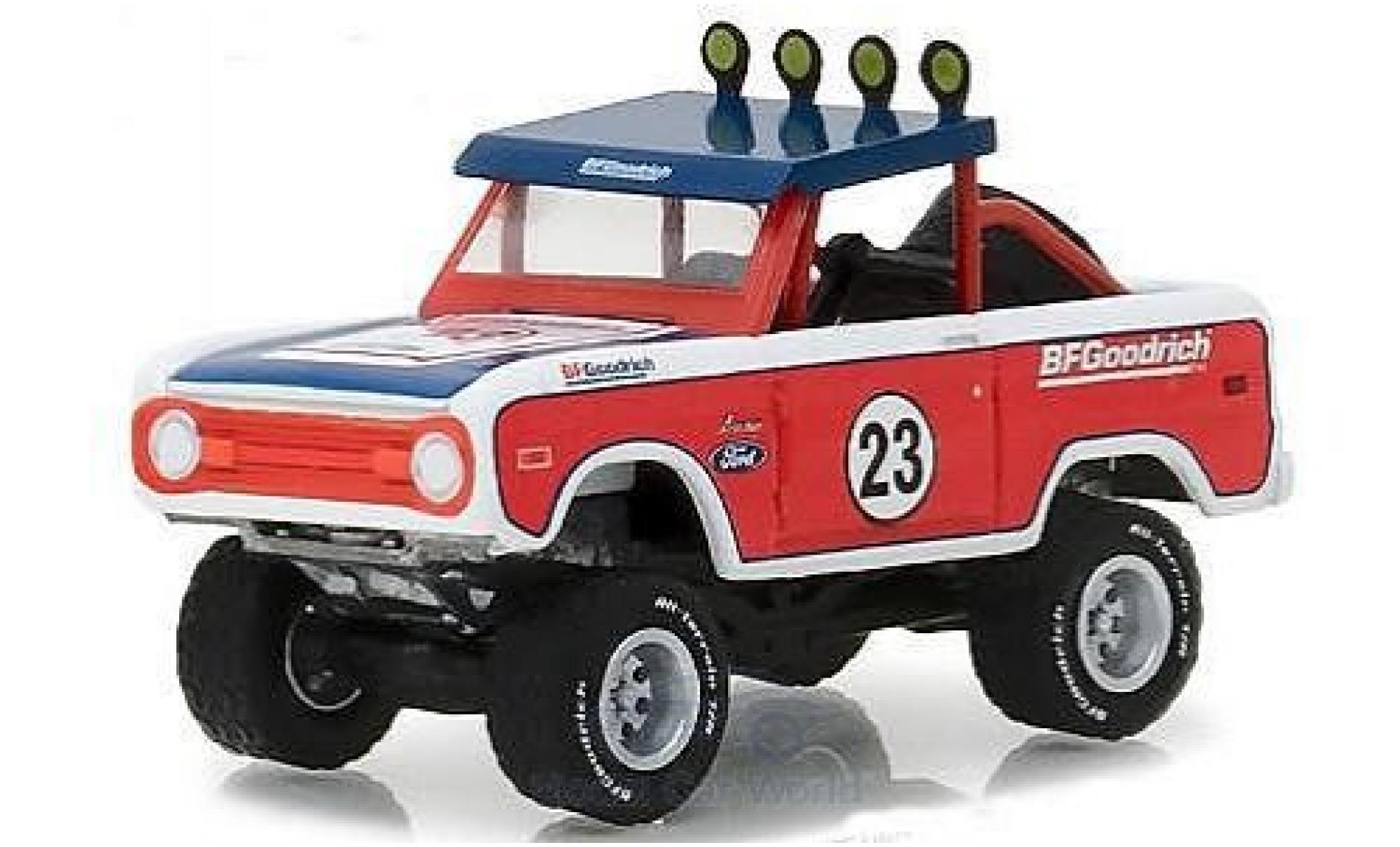Ford Bronco 1/64 Greenlight Baja BFGoodrich Tires 1966 diecast model cars
