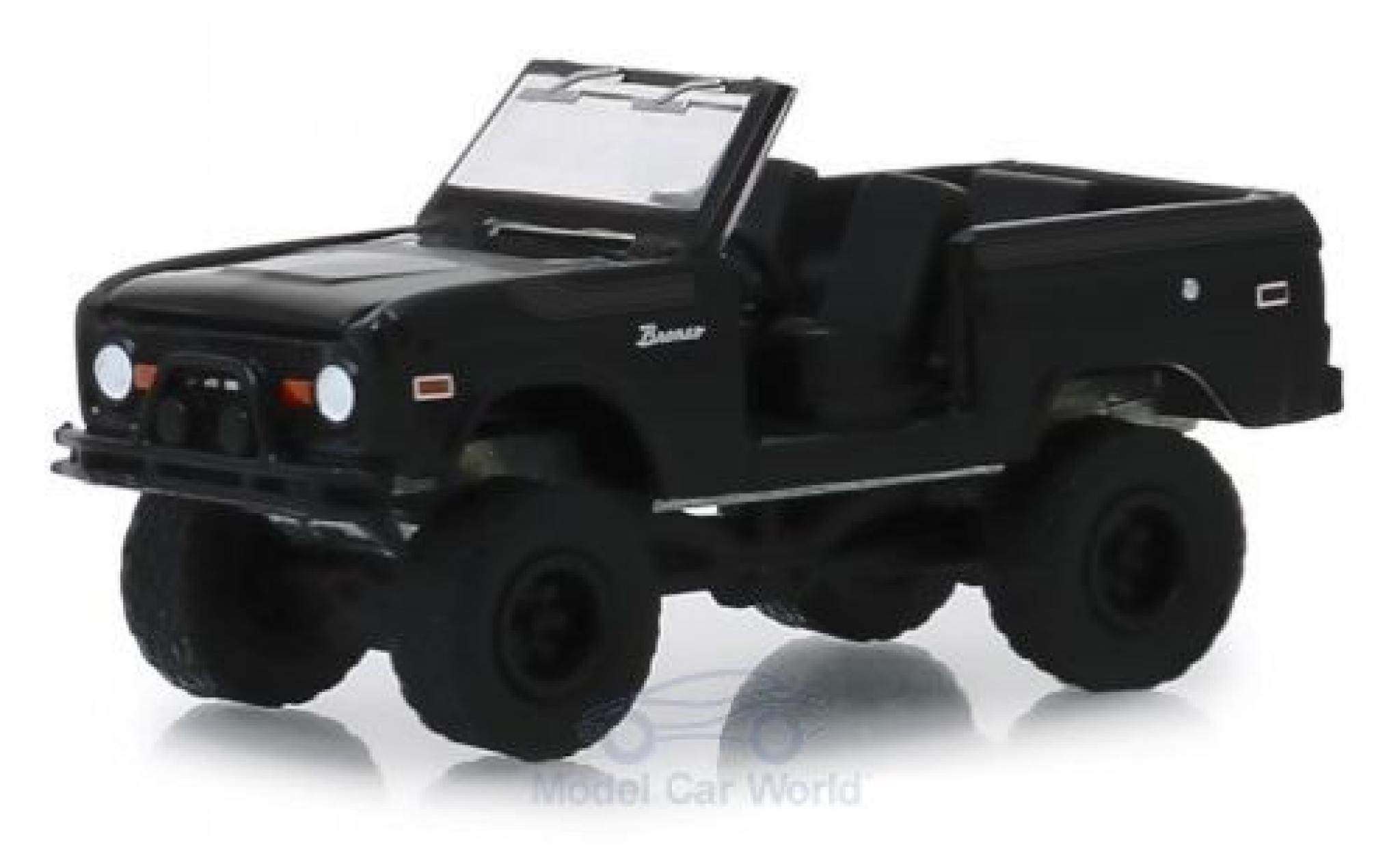 Ford Bronco 1/64 Greenlight black 1969 diecast model cars