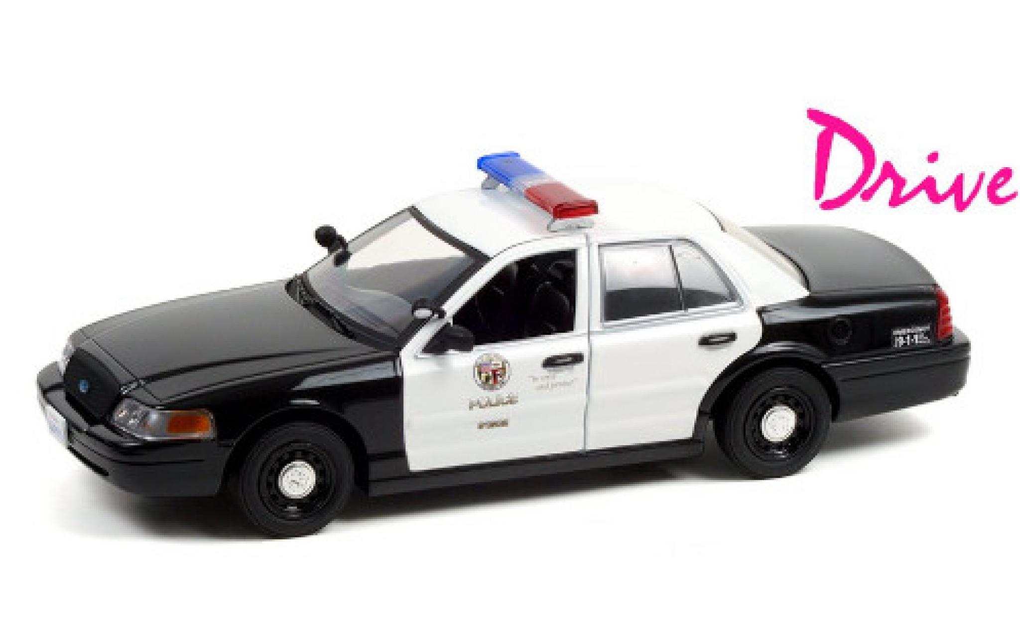 Ford Crown 1/24 Greenlight Victoria Los Angeles Police Department 2001 Police Interceptor diecast model cars