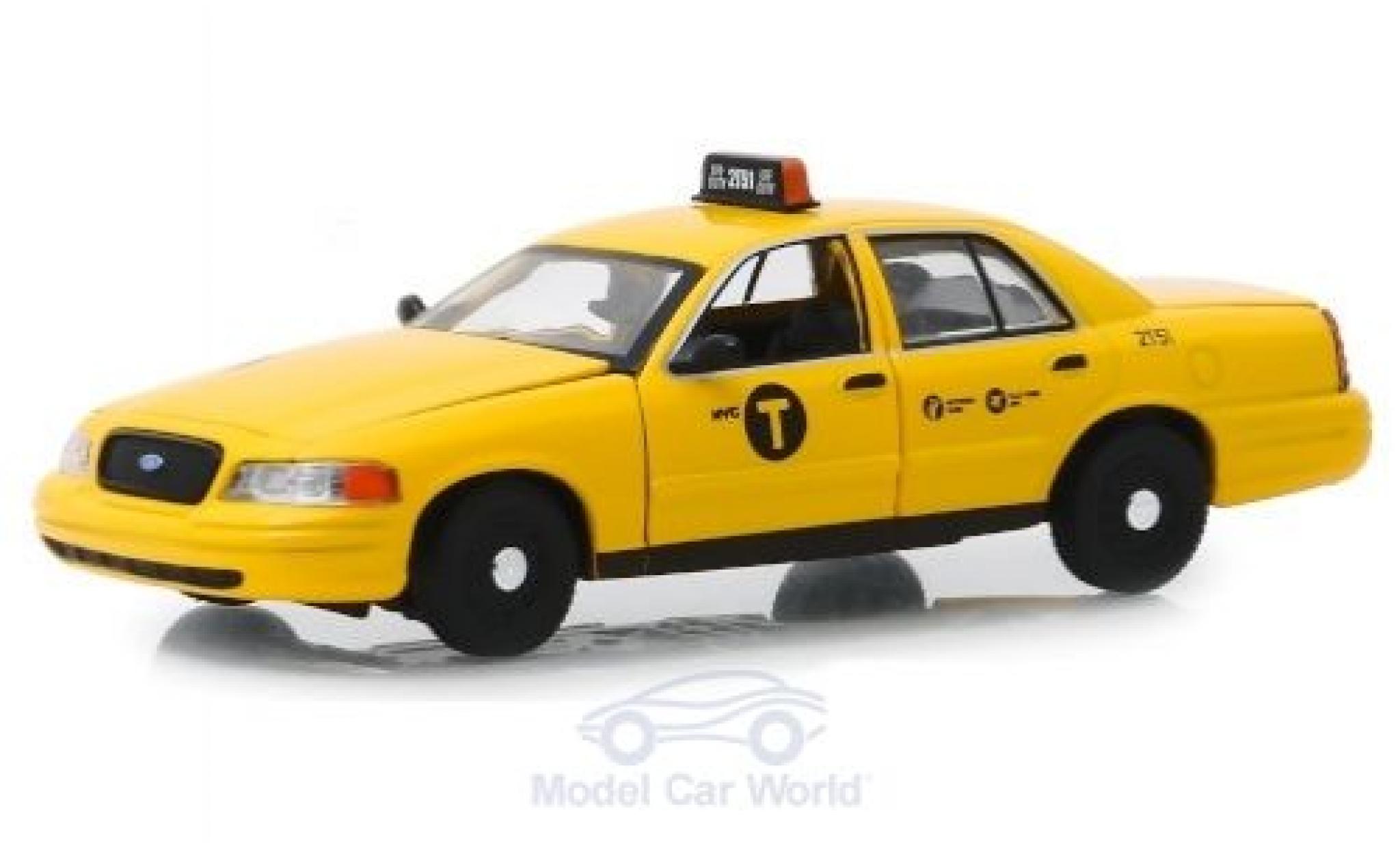 Ford Crown 1/43 Greenlight Victoria N.Y.C Taxi 2011 diecast model cars