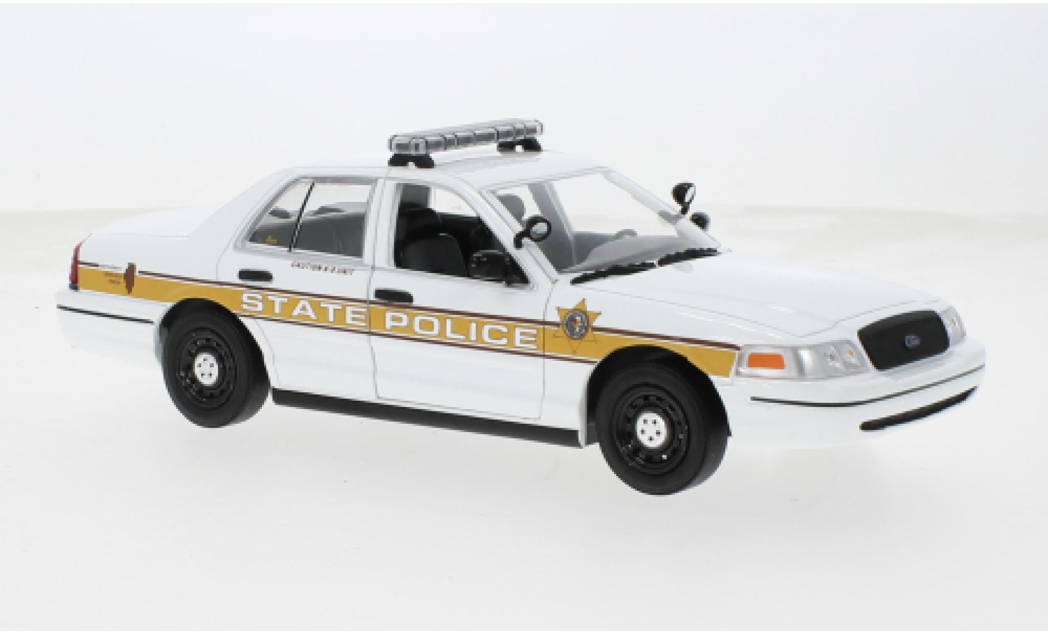 Ford Crown 1/24 Greenlight Victoria Police Interceptor 2009 Illinois State Police 1:24 diecast model cars