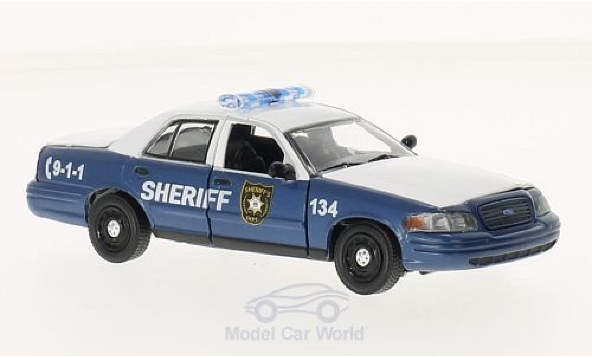 Ford Crown 1/43 Greenlight Victoria Police Interceptor blue/white The Walking Dead 2010 2001 diecast model cars