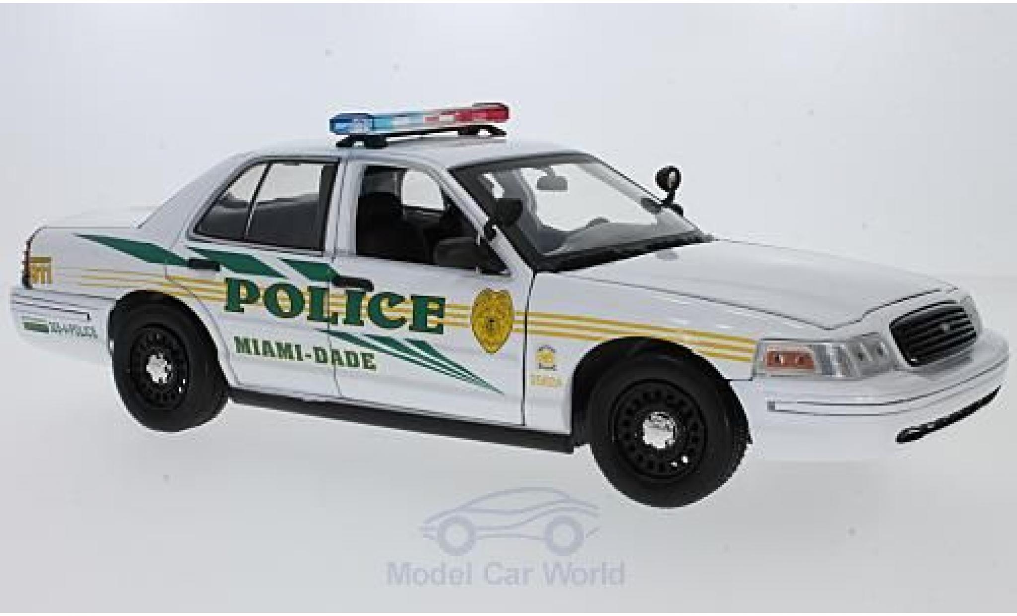 Ford Crown 1/18 Greenlight Victoria Police Interceptor CSI: Miami (TV Serie) 2003 diecast model cars
