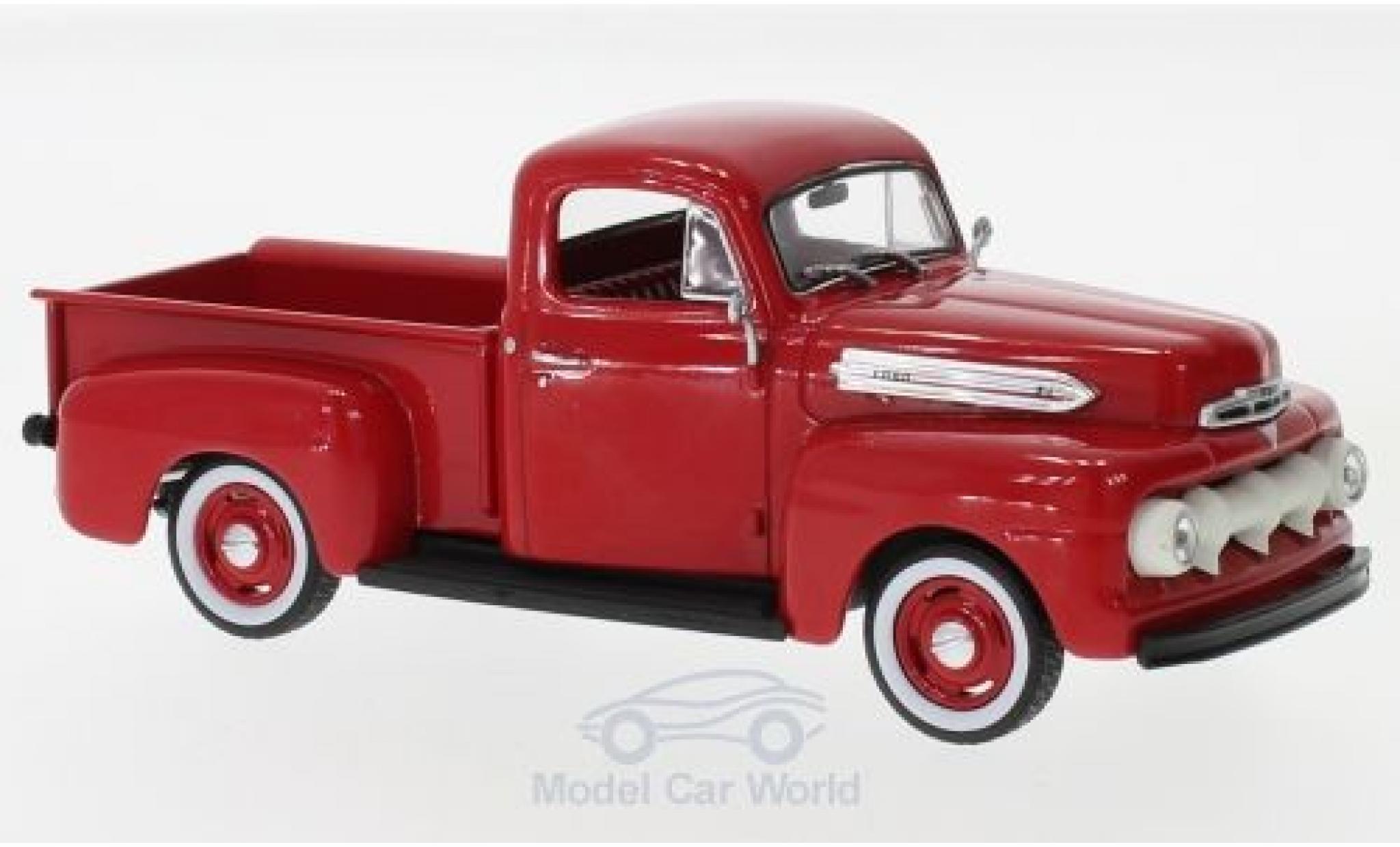 Ford F-1 1/43 Greenlight red 1951 diecast model cars