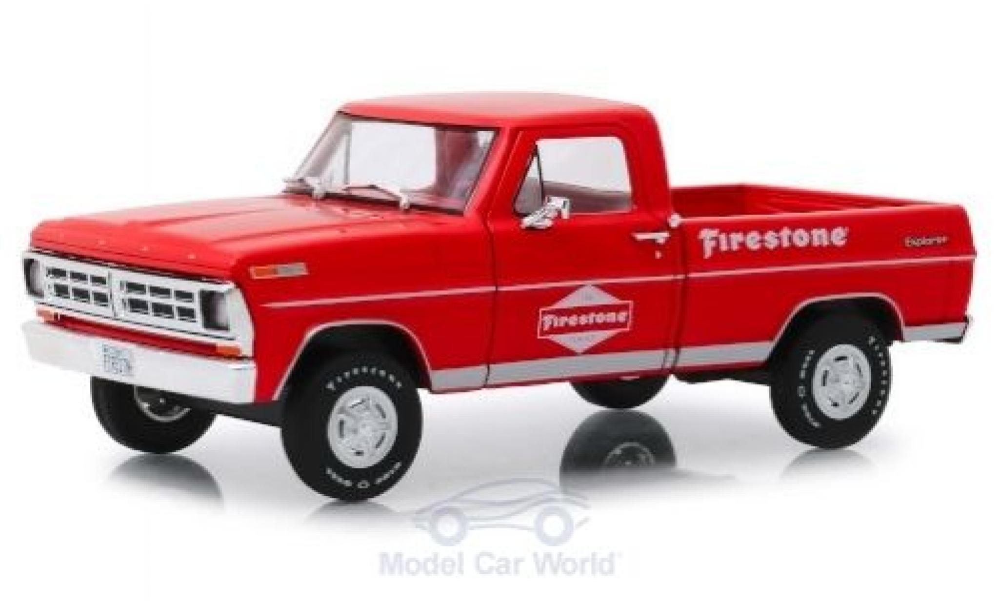 Ford F-1 1/24 Greenlight 00 Firestone 1971 diecast model cars