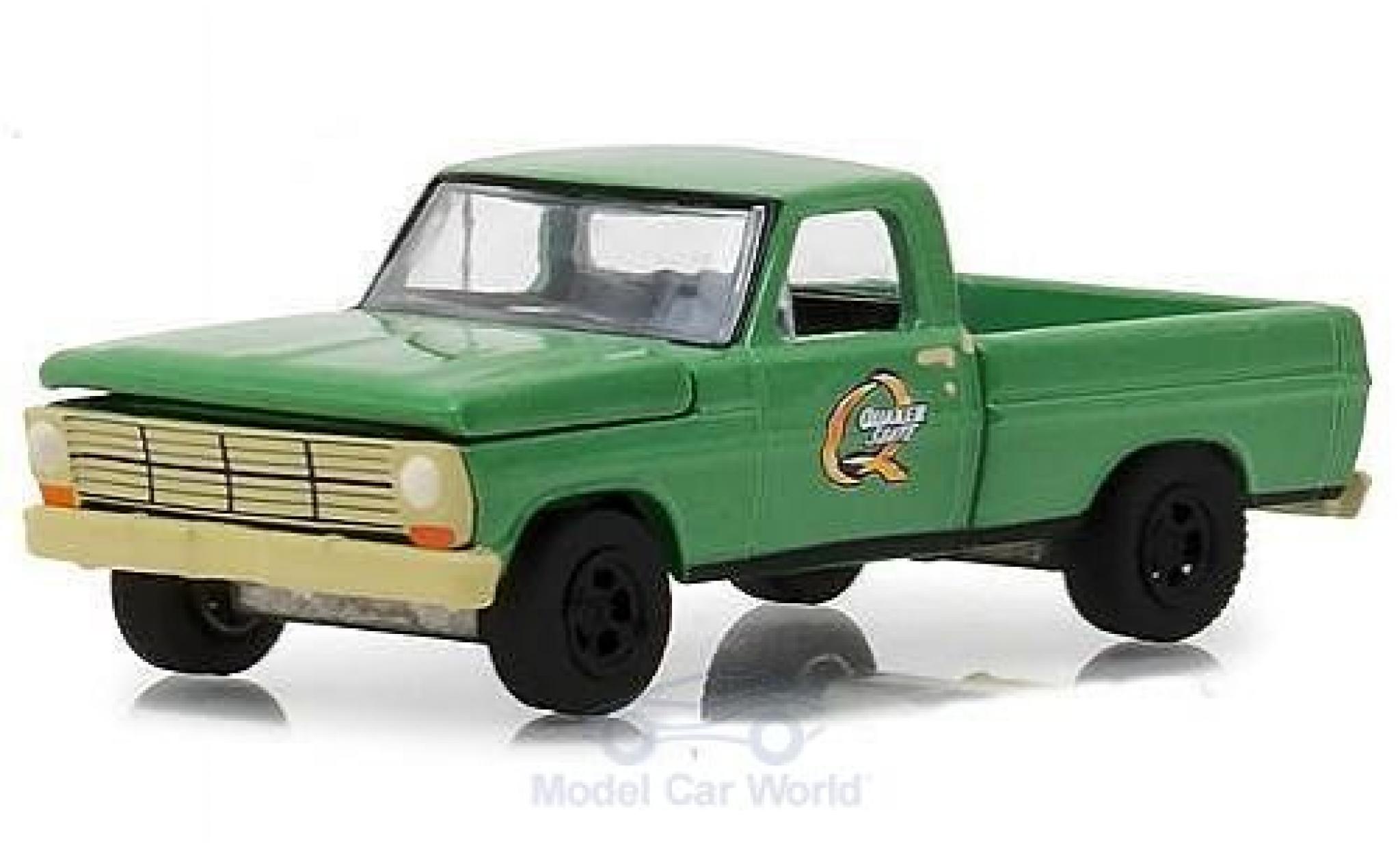 Ford F-1 1/64 Greenlight 00 Quaker State 1969 diecast model cars