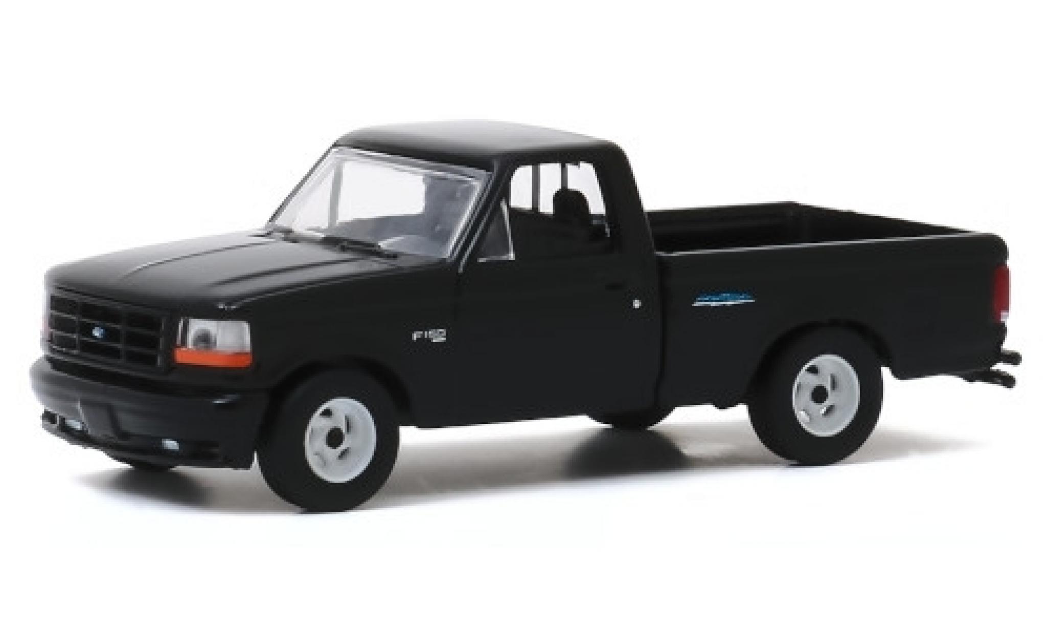 Ford F-1 1/64 Greenlight 50 Lightning black 1993 diecast model cars